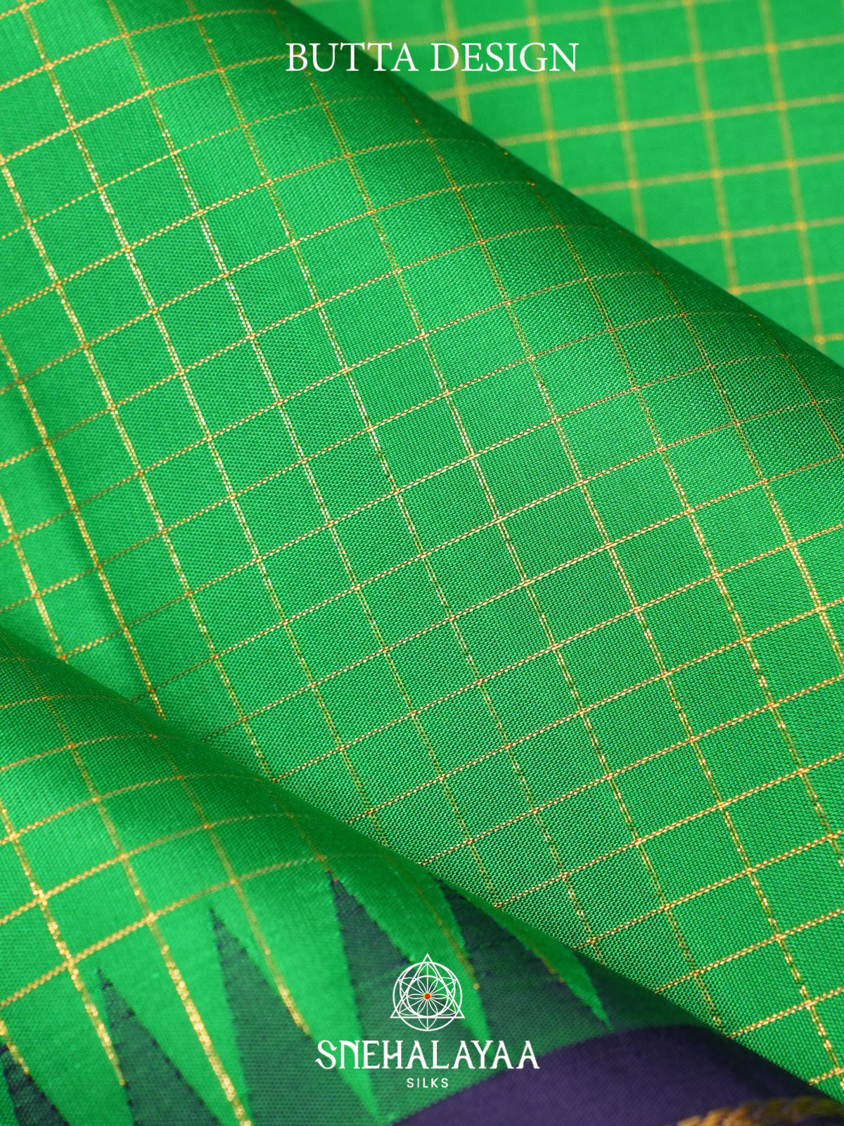 Parrot Green Kanjivaram Silk Saree