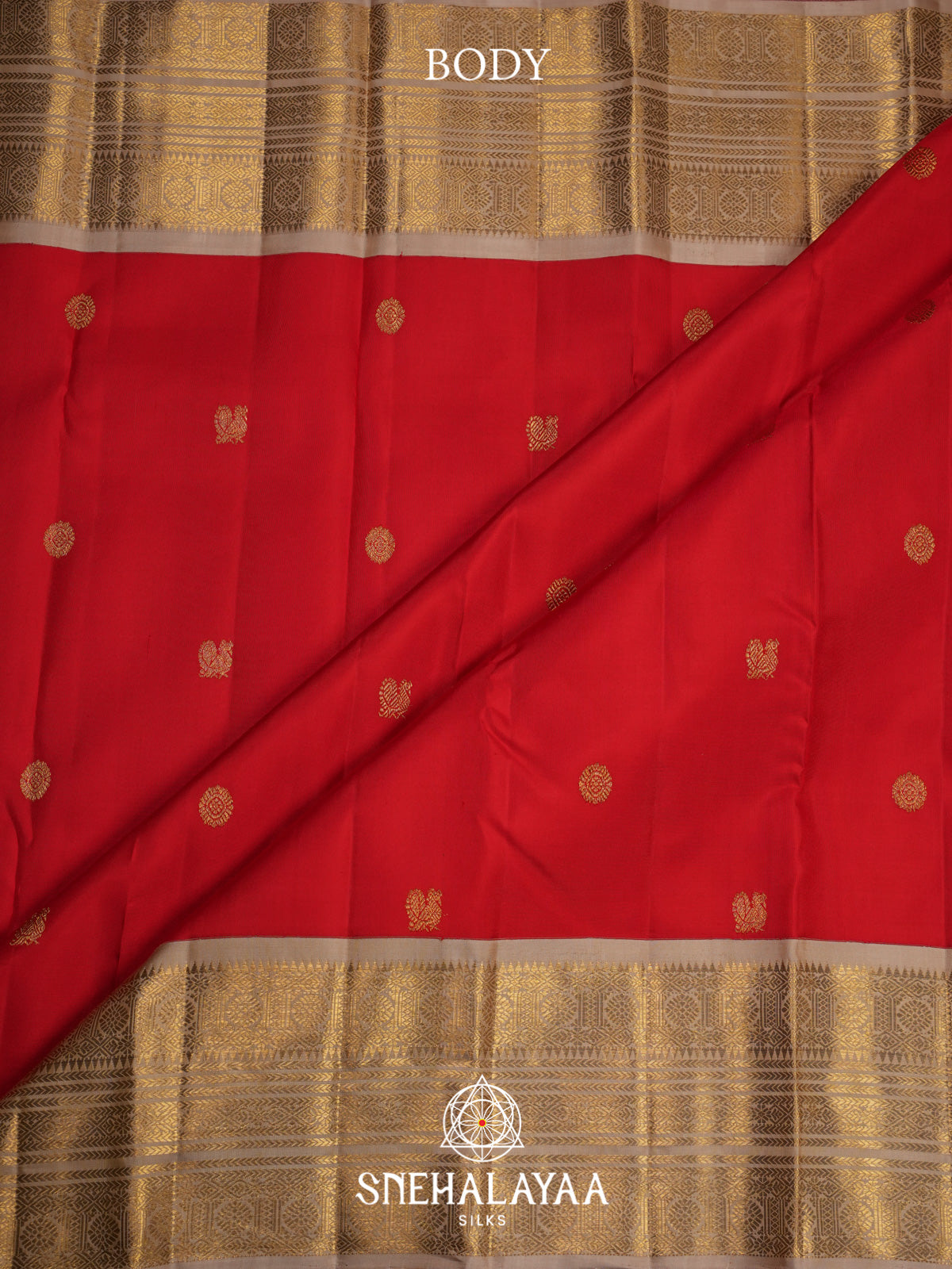 Red Kanjivaram Silk Saree