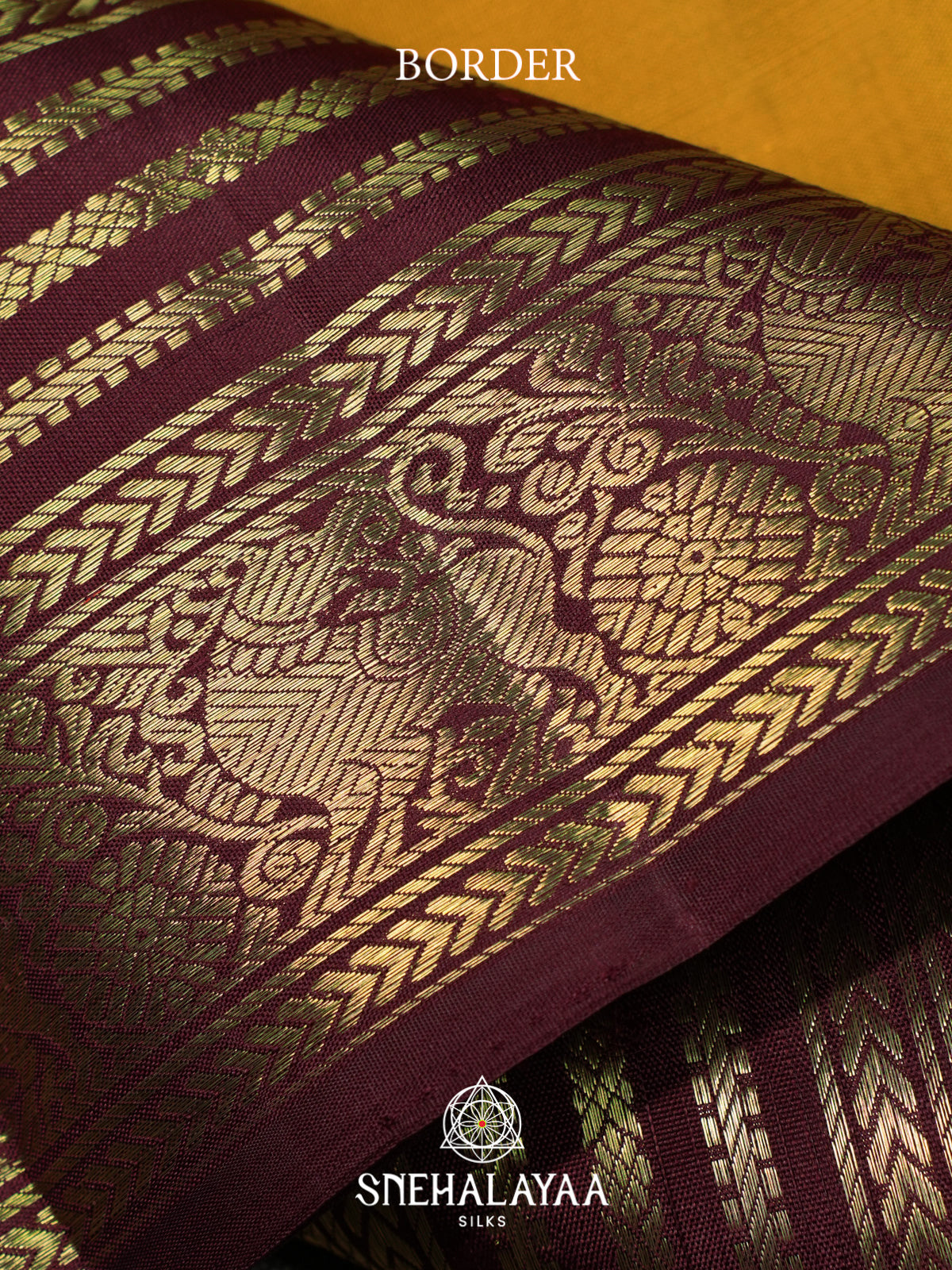 Mango Yellow Kanjivaram Silk Saree