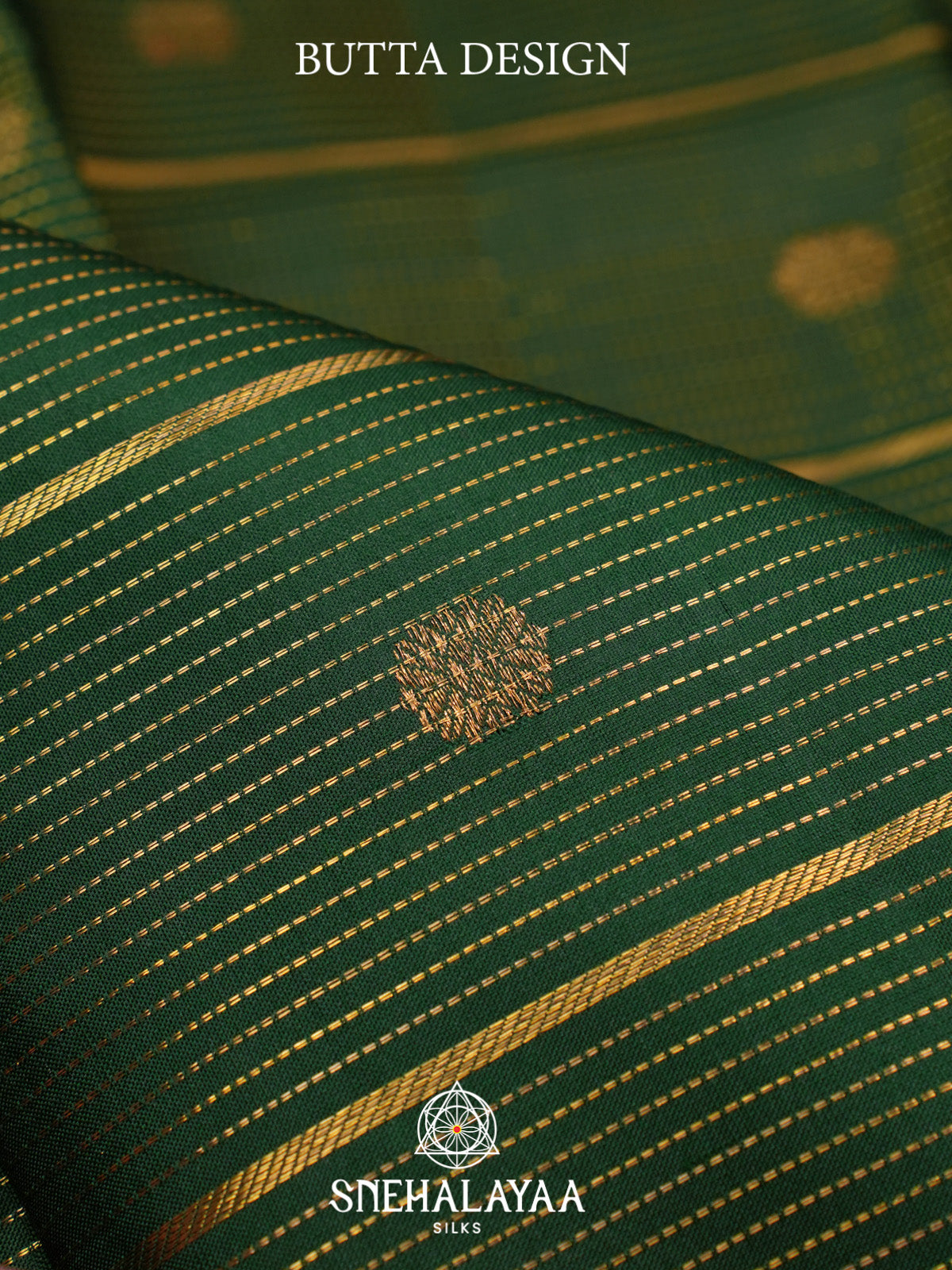 Forest Green Kanjivaram Silk Saree