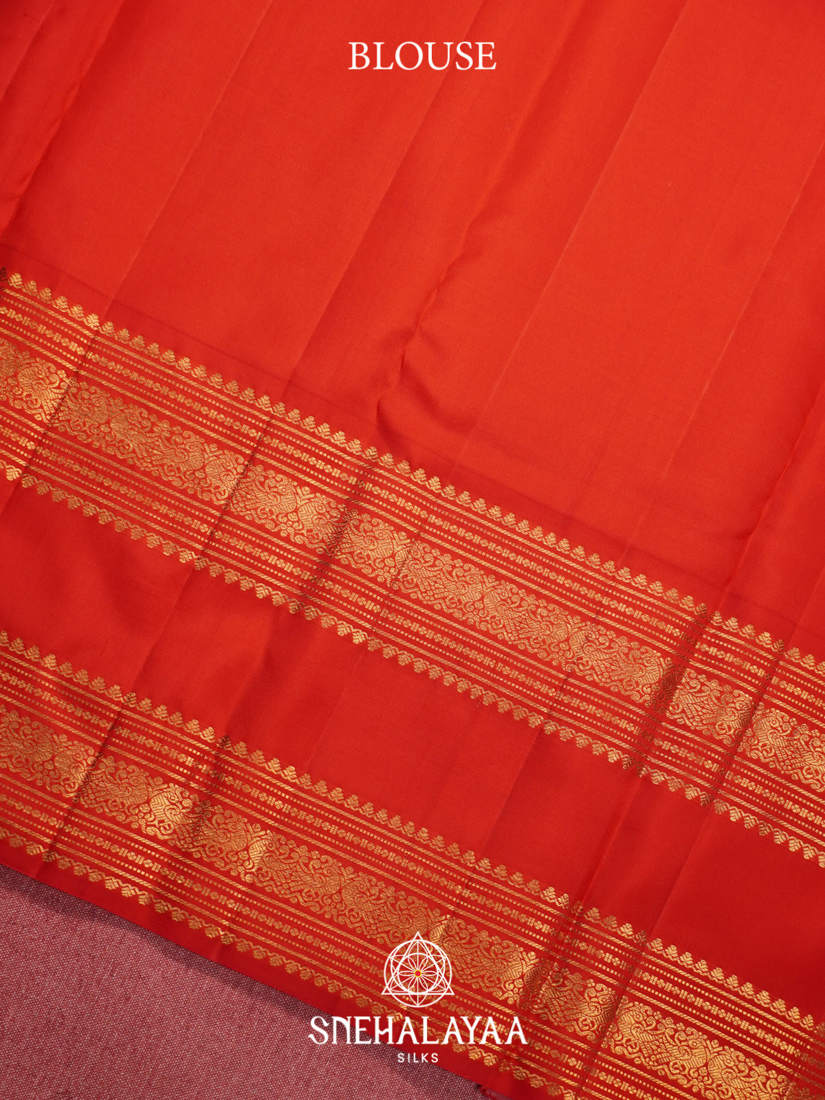 Cream Kanjivaram Silk Saree