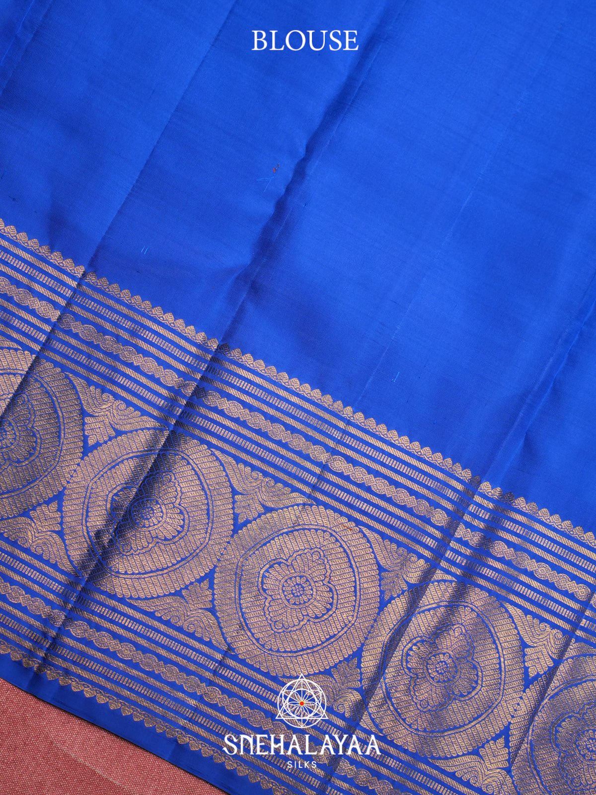 Teal Blue Kanjivaram Silk Saree