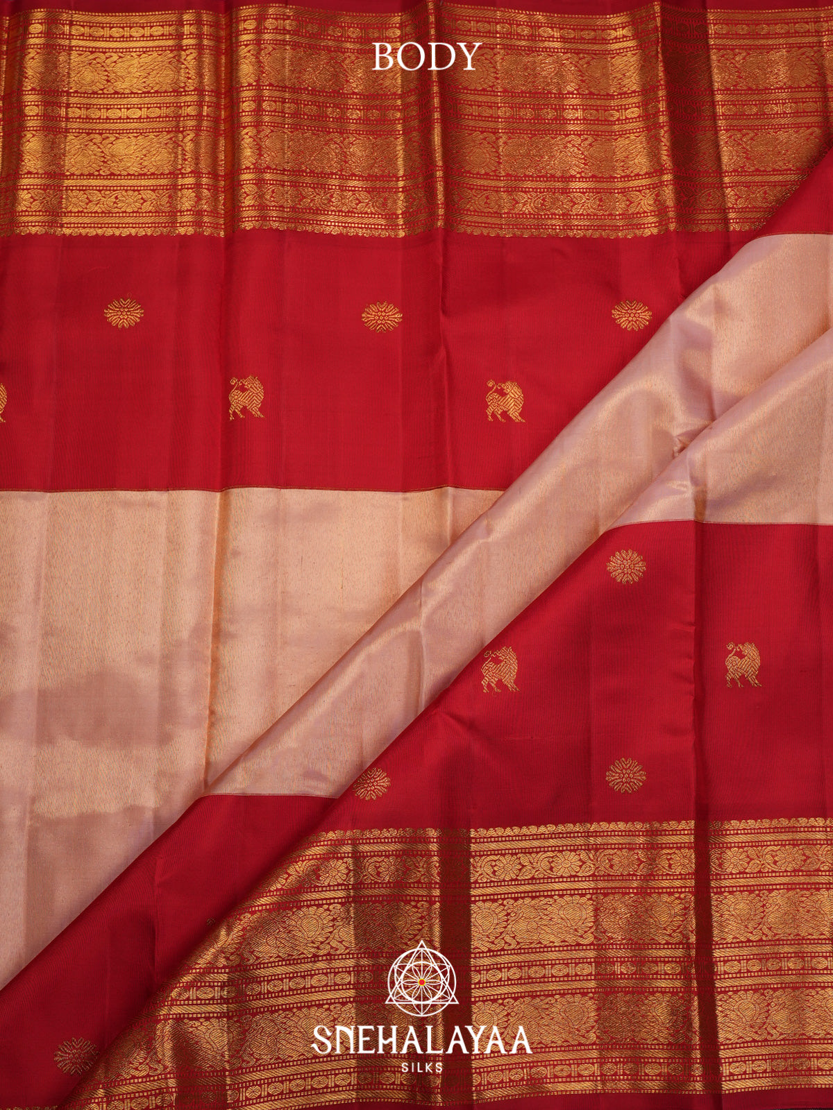 Red Kanjivaram Silk Saree