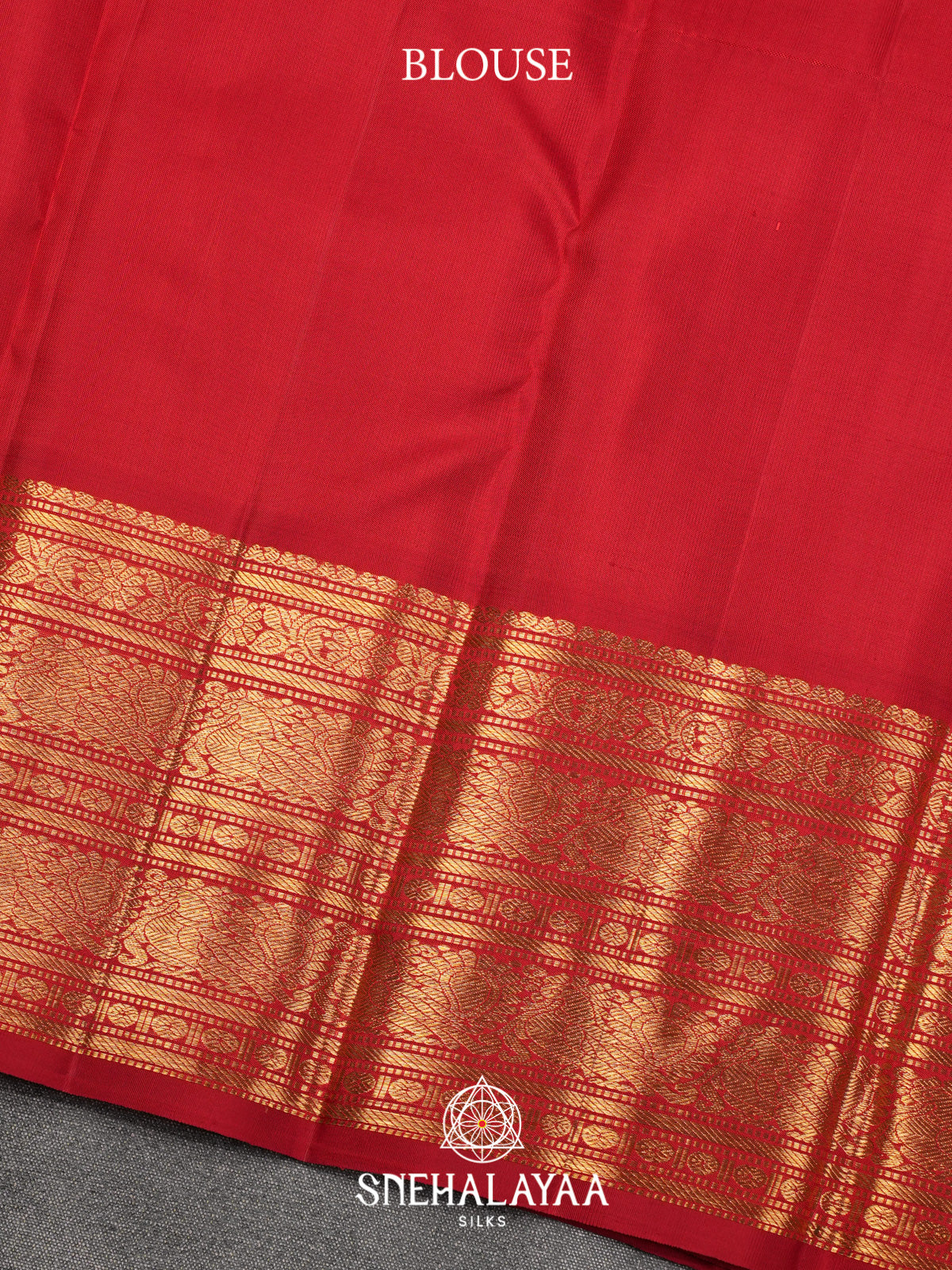 Red Kanjivaram Silk Saree