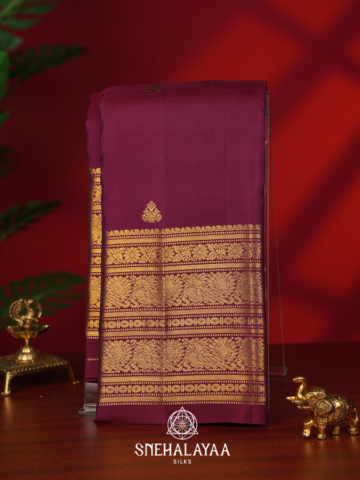 Meganta Kanjivaram Silk Saree