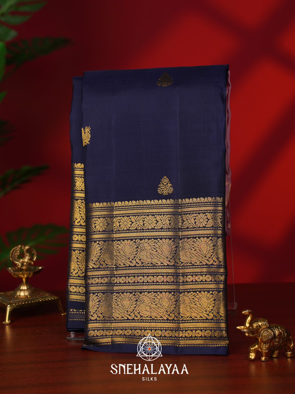Purple Kanjivaram Silk Saree