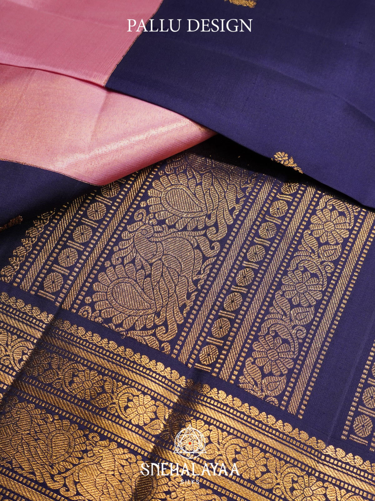 Purple Kanjivaram Silk Saree