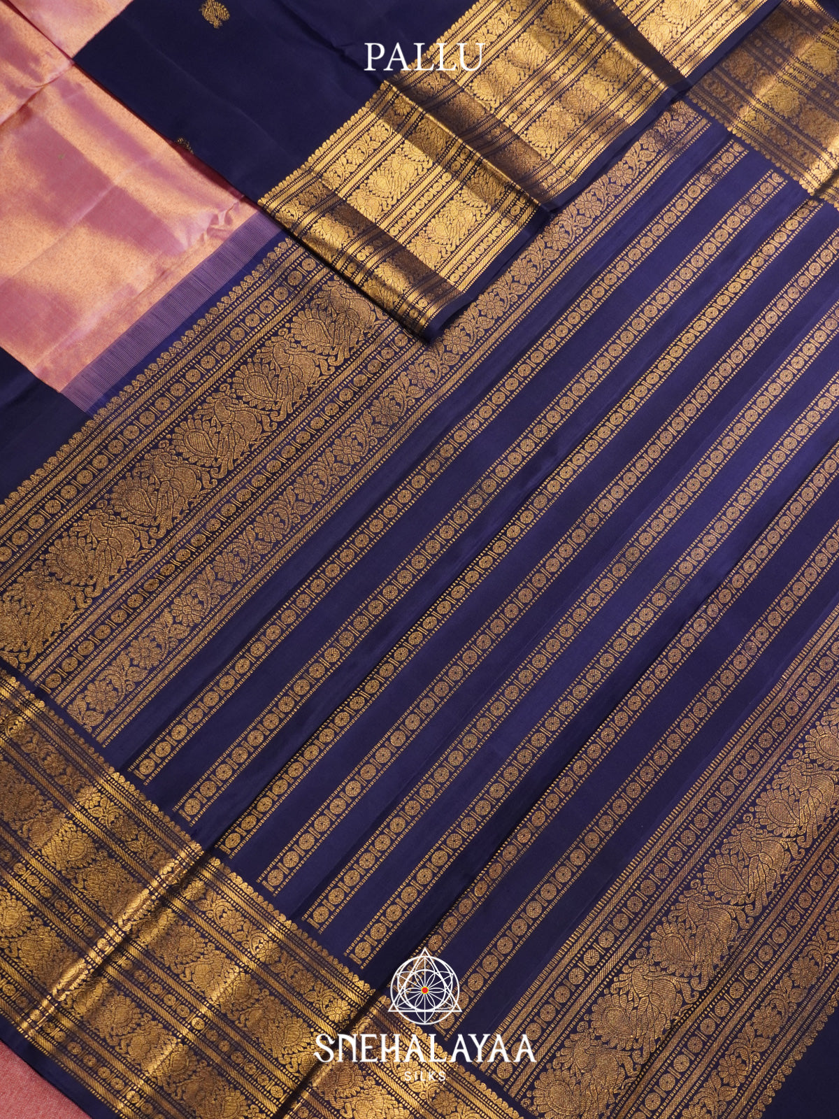 Purple Kanjivaram Silk Saree