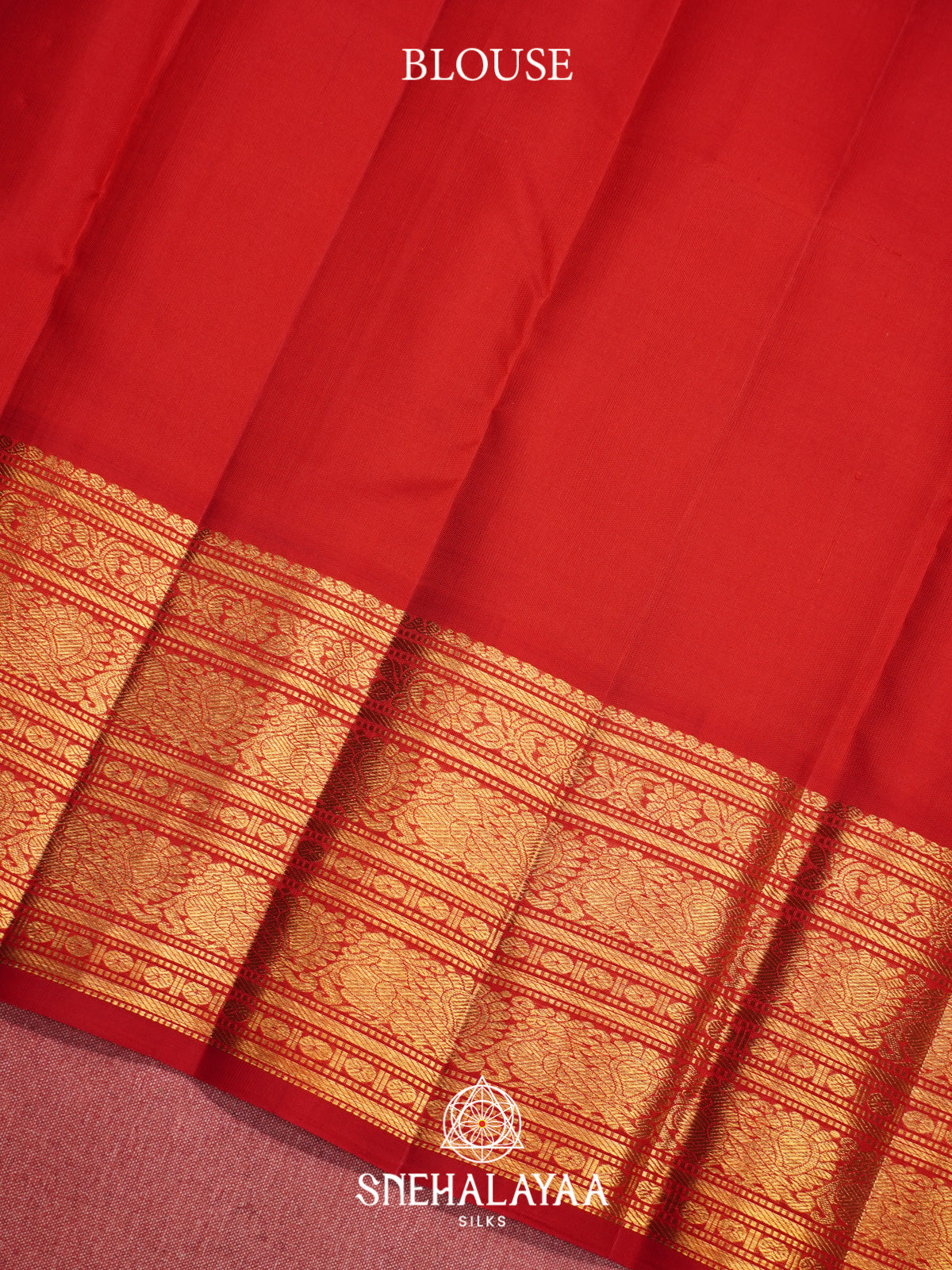Red Kanjivaram Silk Saree