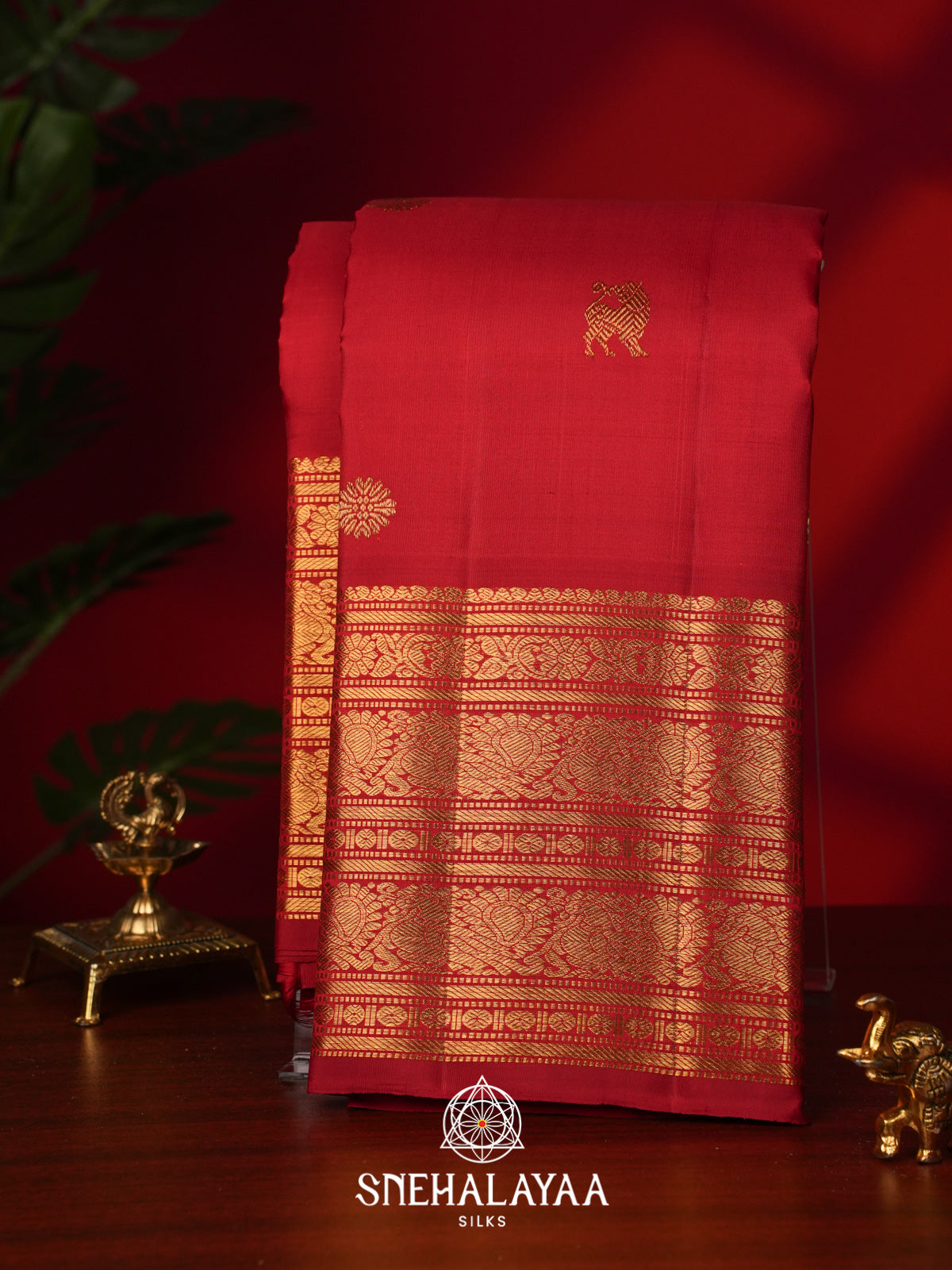 Red Kanjivaram Silk Saree