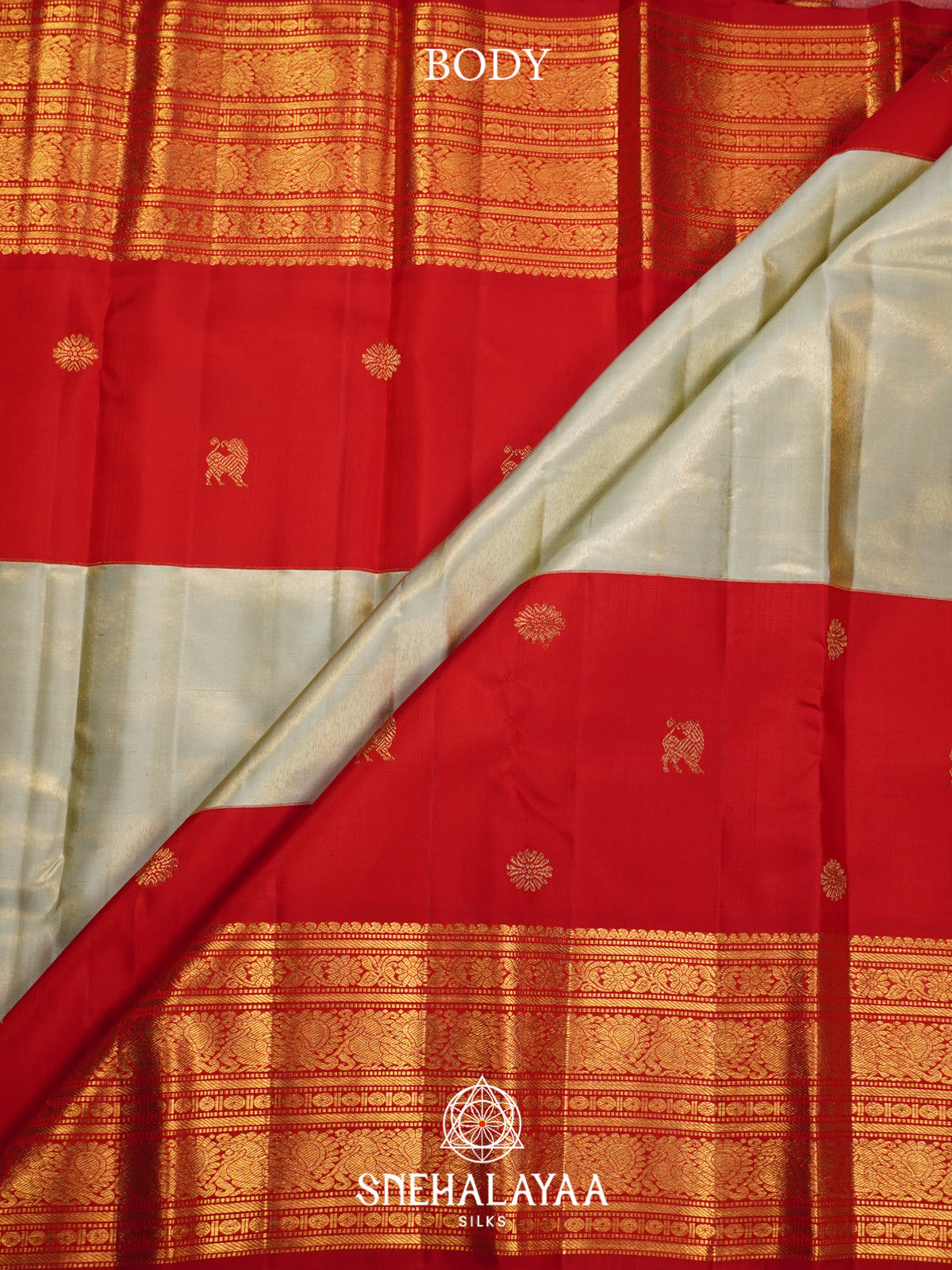 Red Kanjivaram Silk Saree