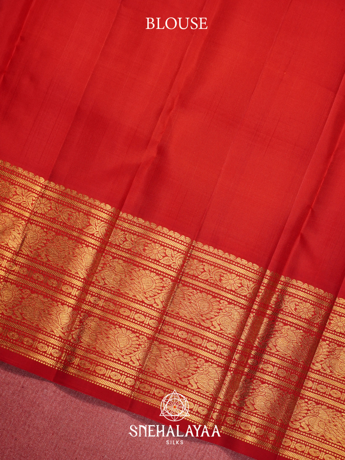 Red Kanjivaram Silk Saree