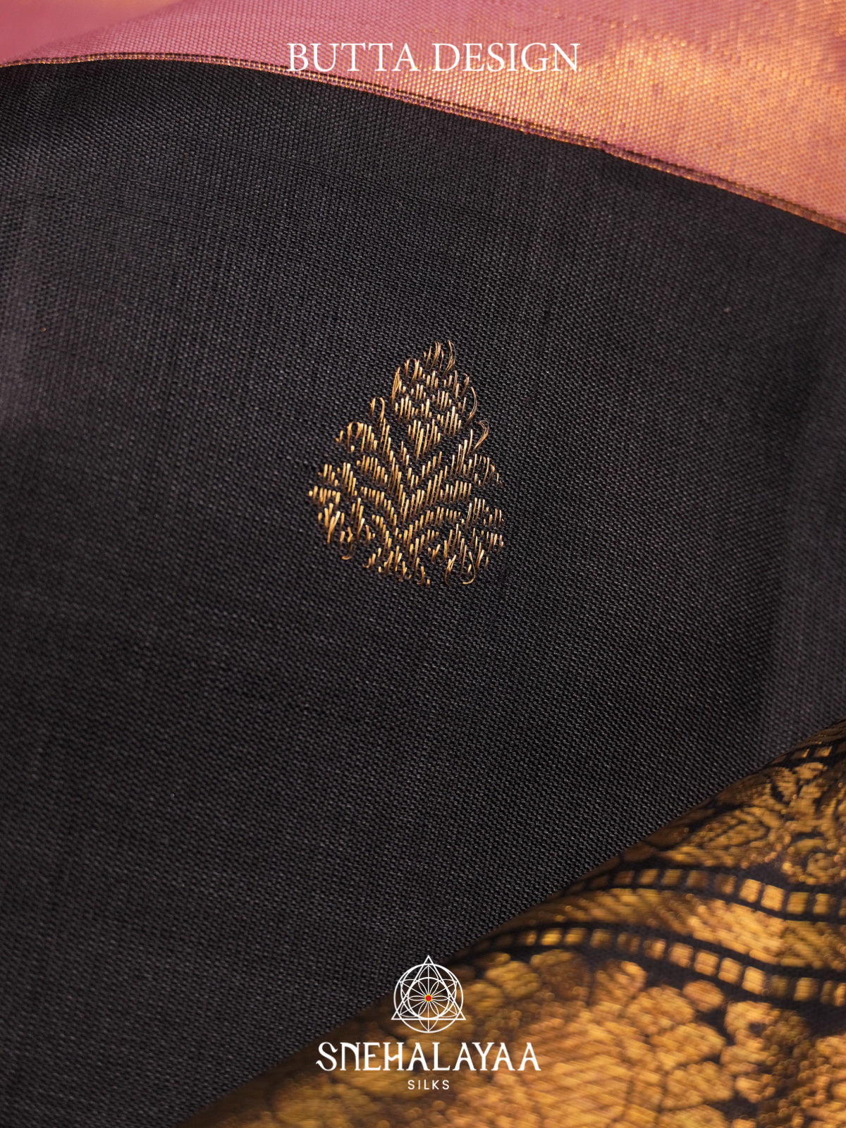 Black Kanjivaram Silk Saree