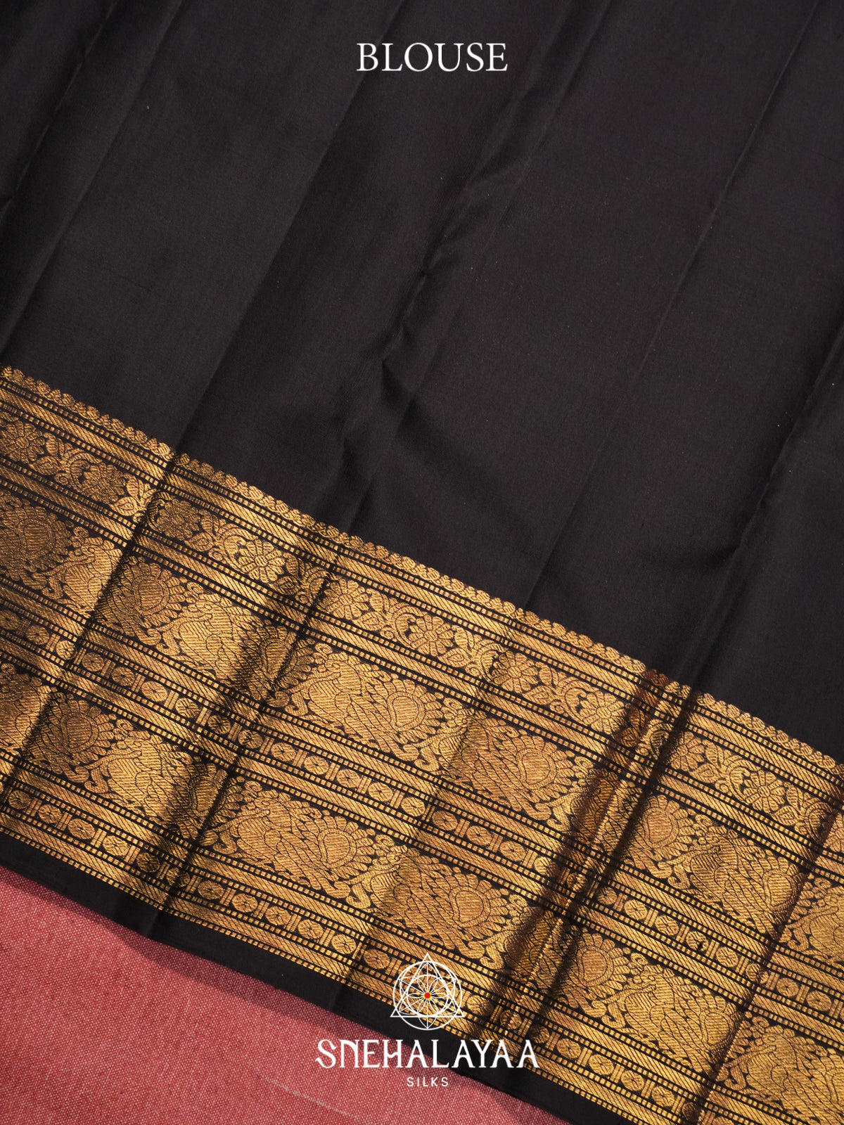 Black Kanjivaram Silk Saree