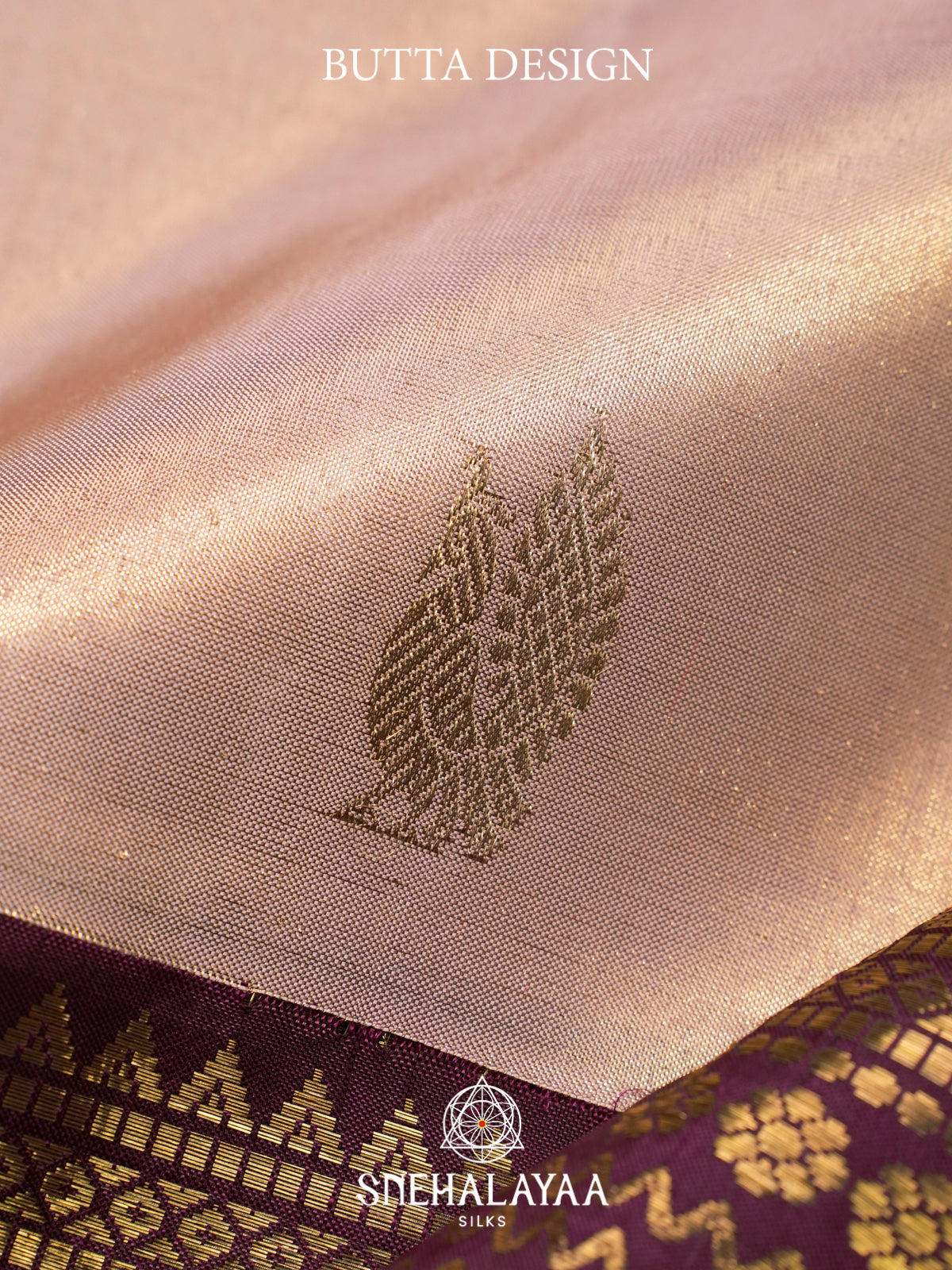 Beige Kanjivaram Silk Saree