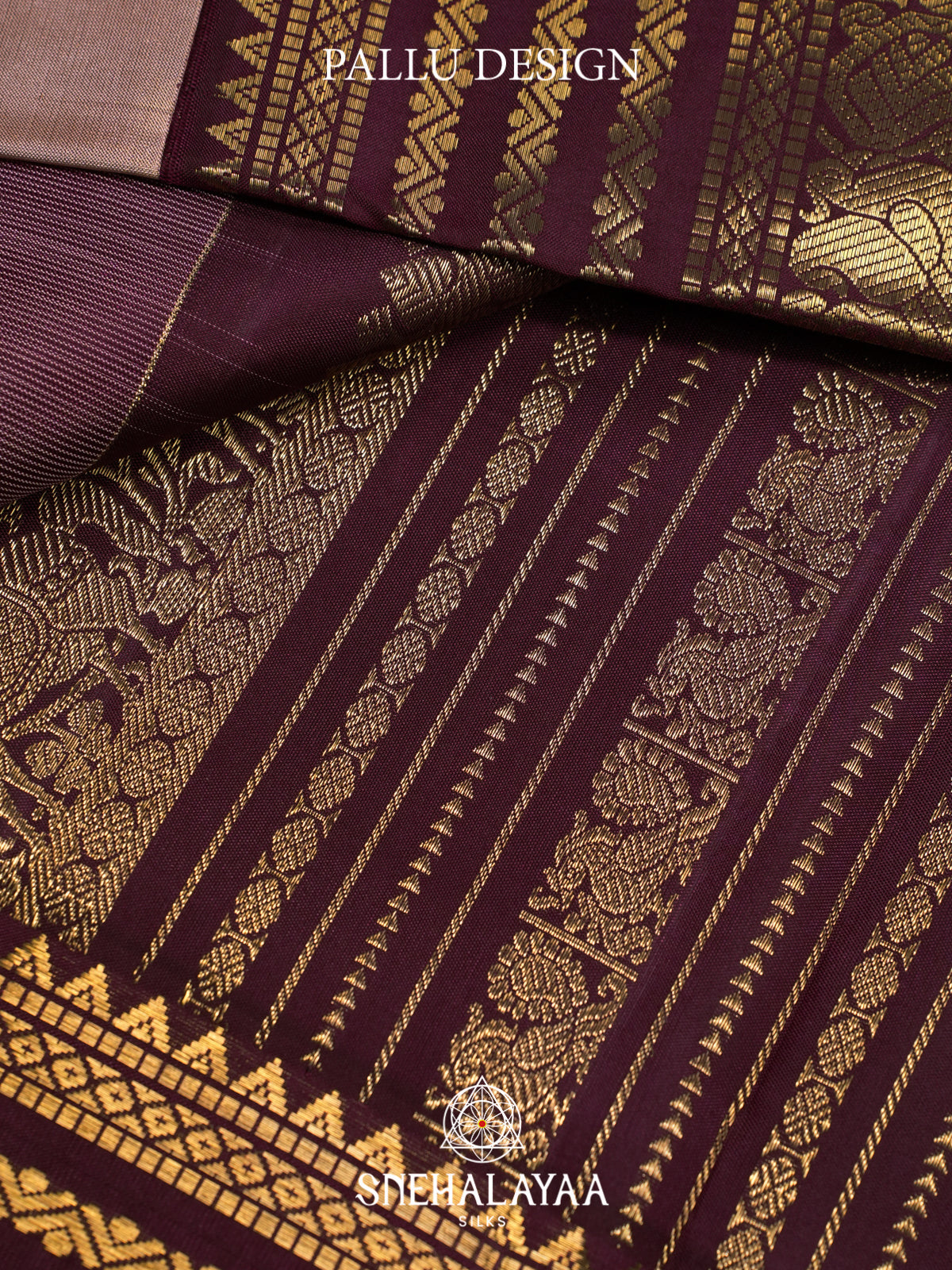 Beige Kanjivaram Silk Saree
