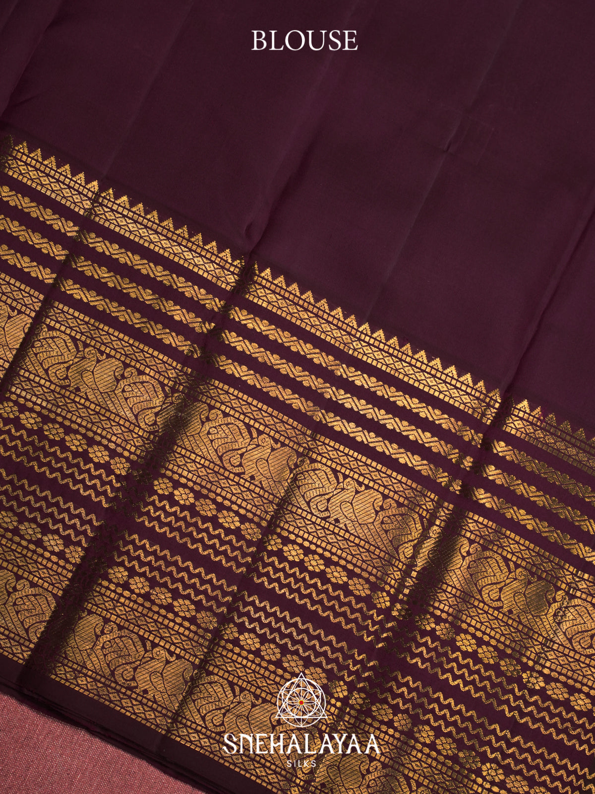 Beige Kanjivaram Silk Saree