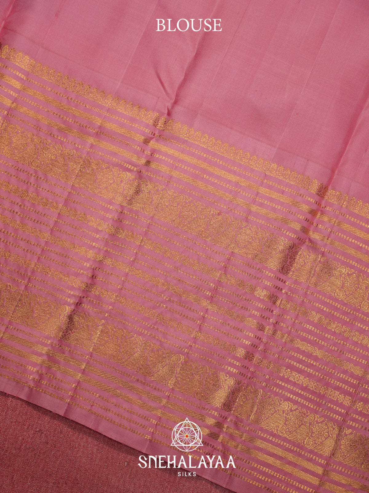 Pink Kanjivaram Silk Saree