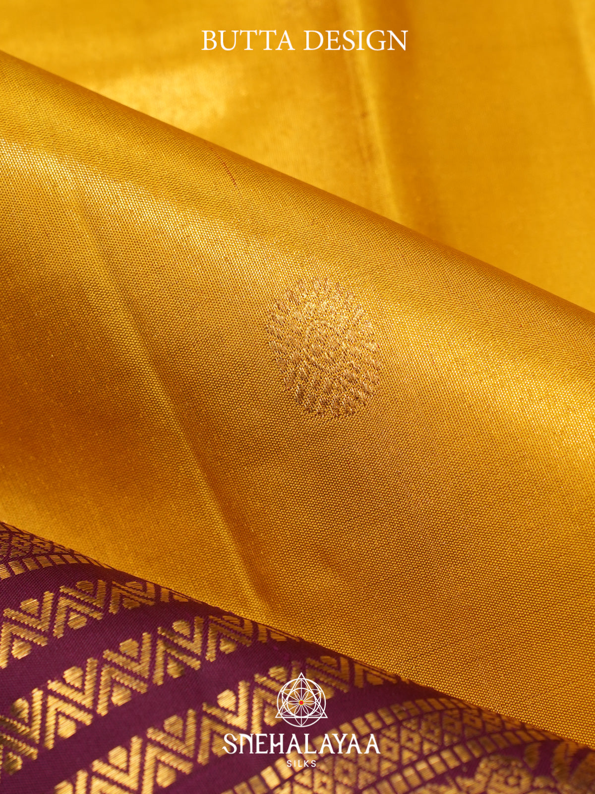 Mango Yellow Kanjivaram Silk Saree