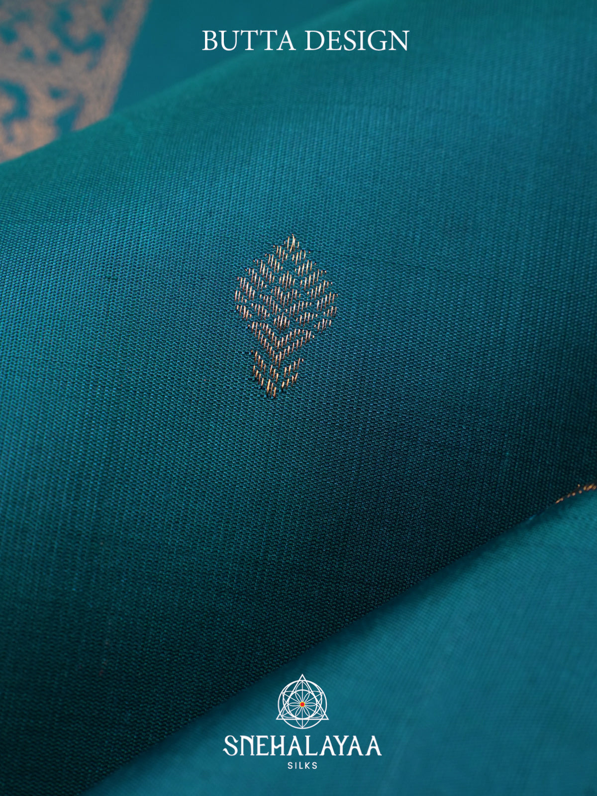 Peacock Blue Kanjivaram Silk Saree