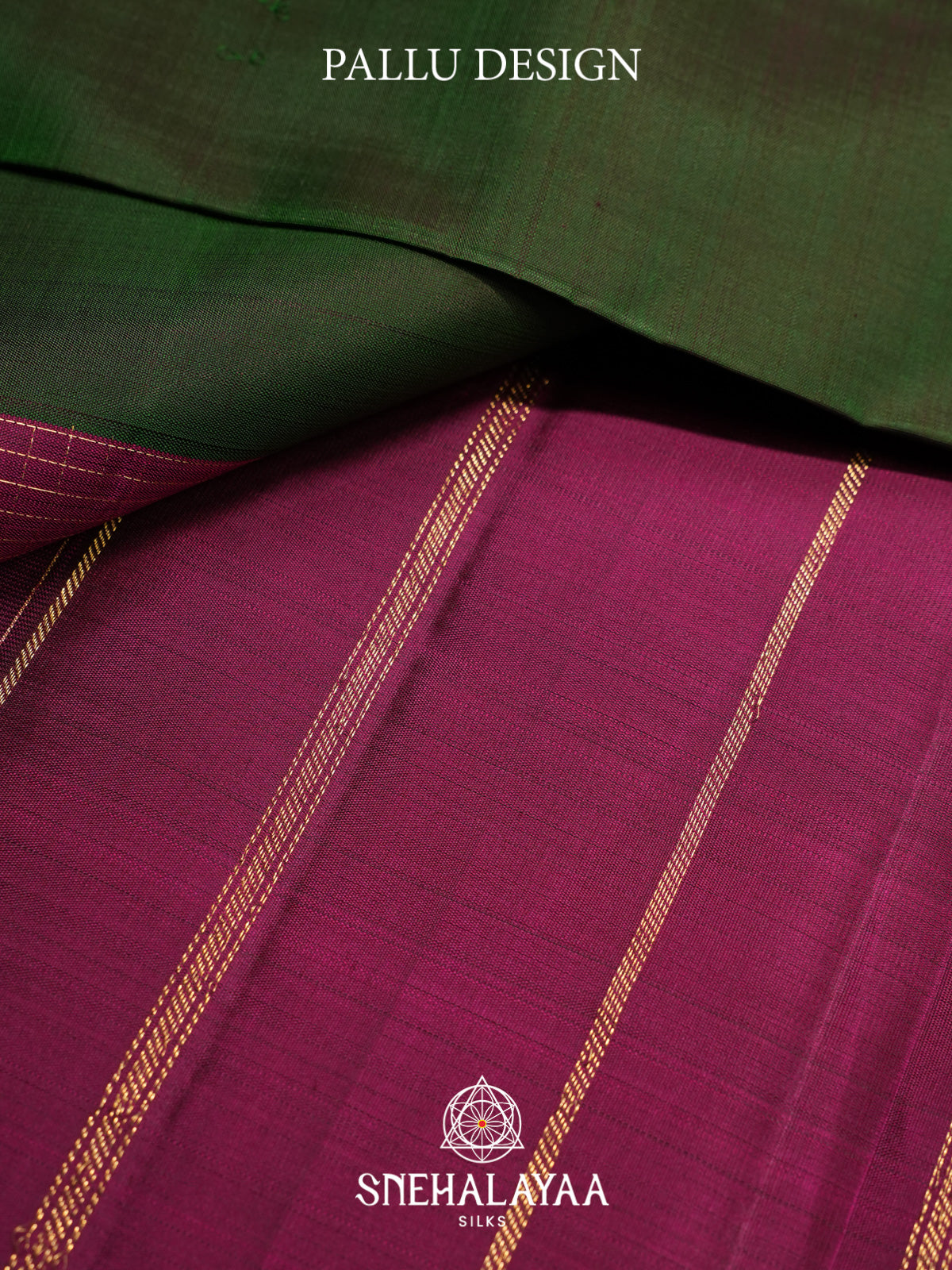 Forest Green Kanjivaram Silk Saree