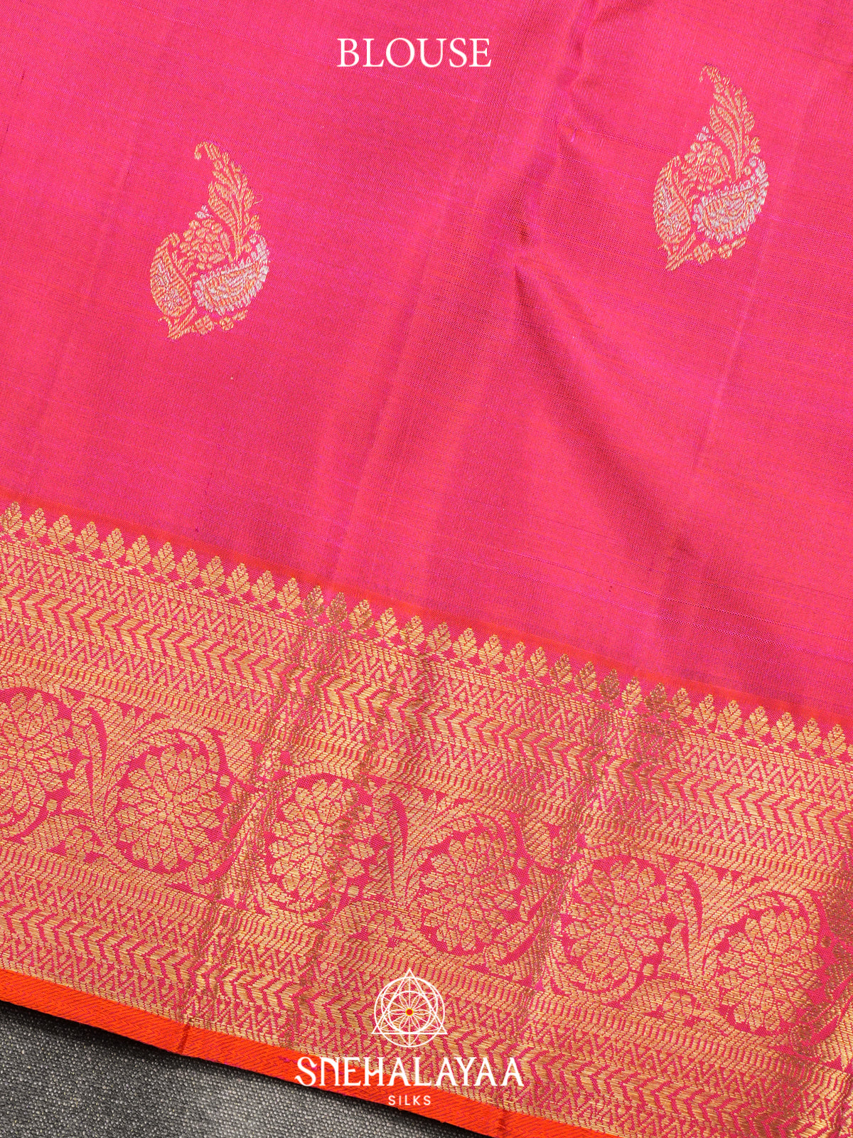 Forest Green Kanchi Kora Silk Saree with Zari Border