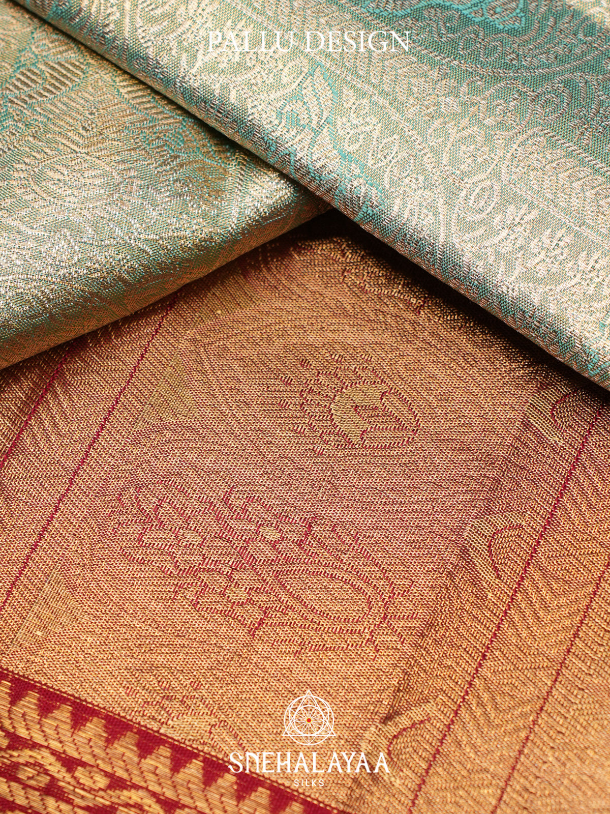 Pale Green Kanjivaram Silk Saree