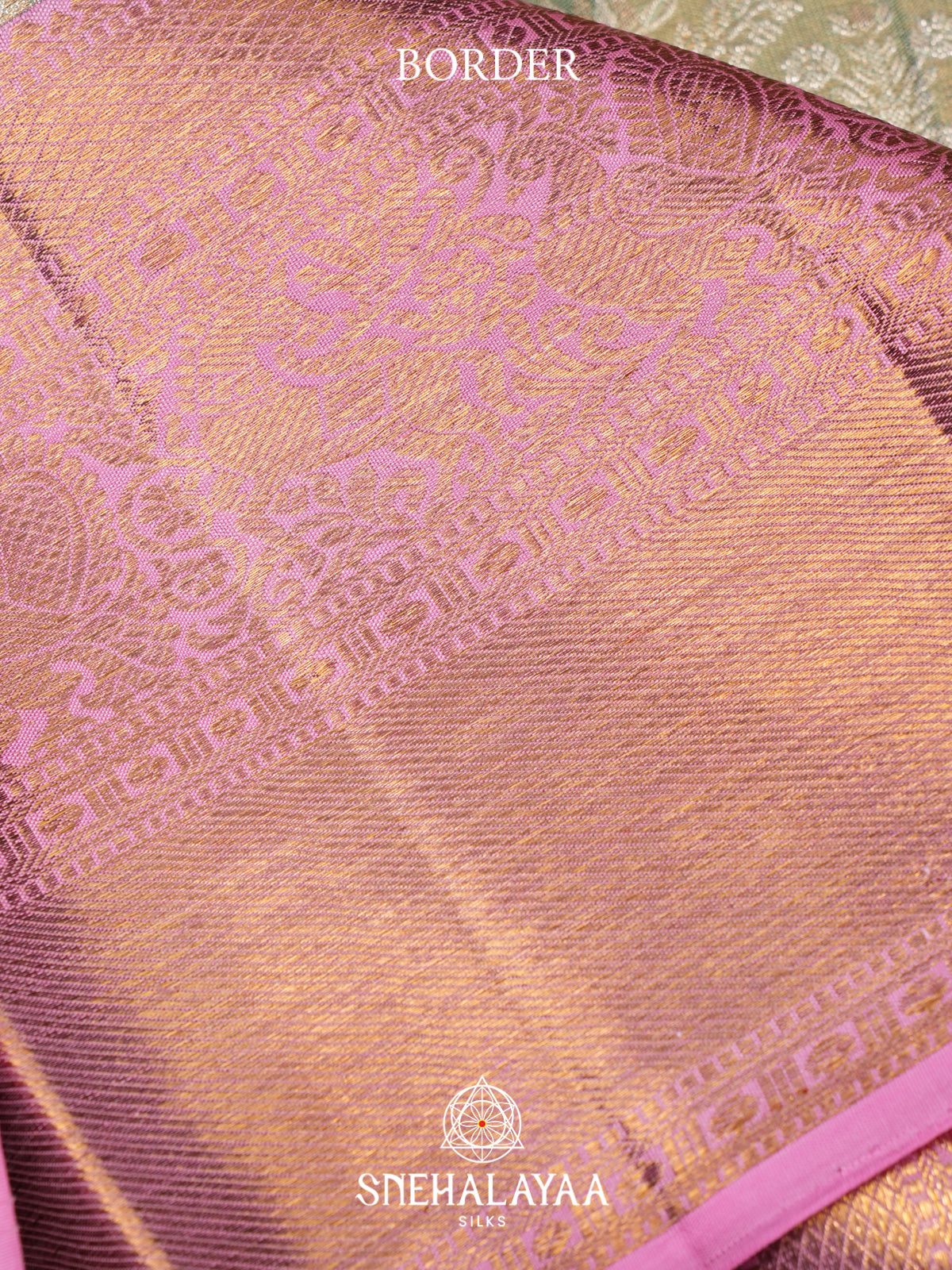 Pale Green Kanjivaram Silk Saree