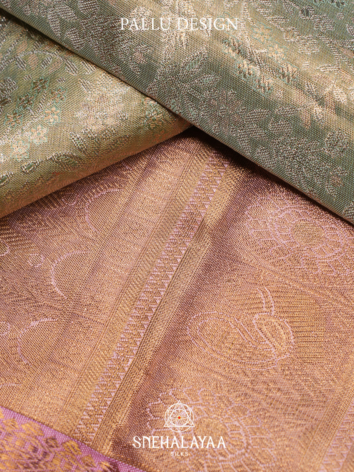 Pale Green Kanjivaram Silk Saree