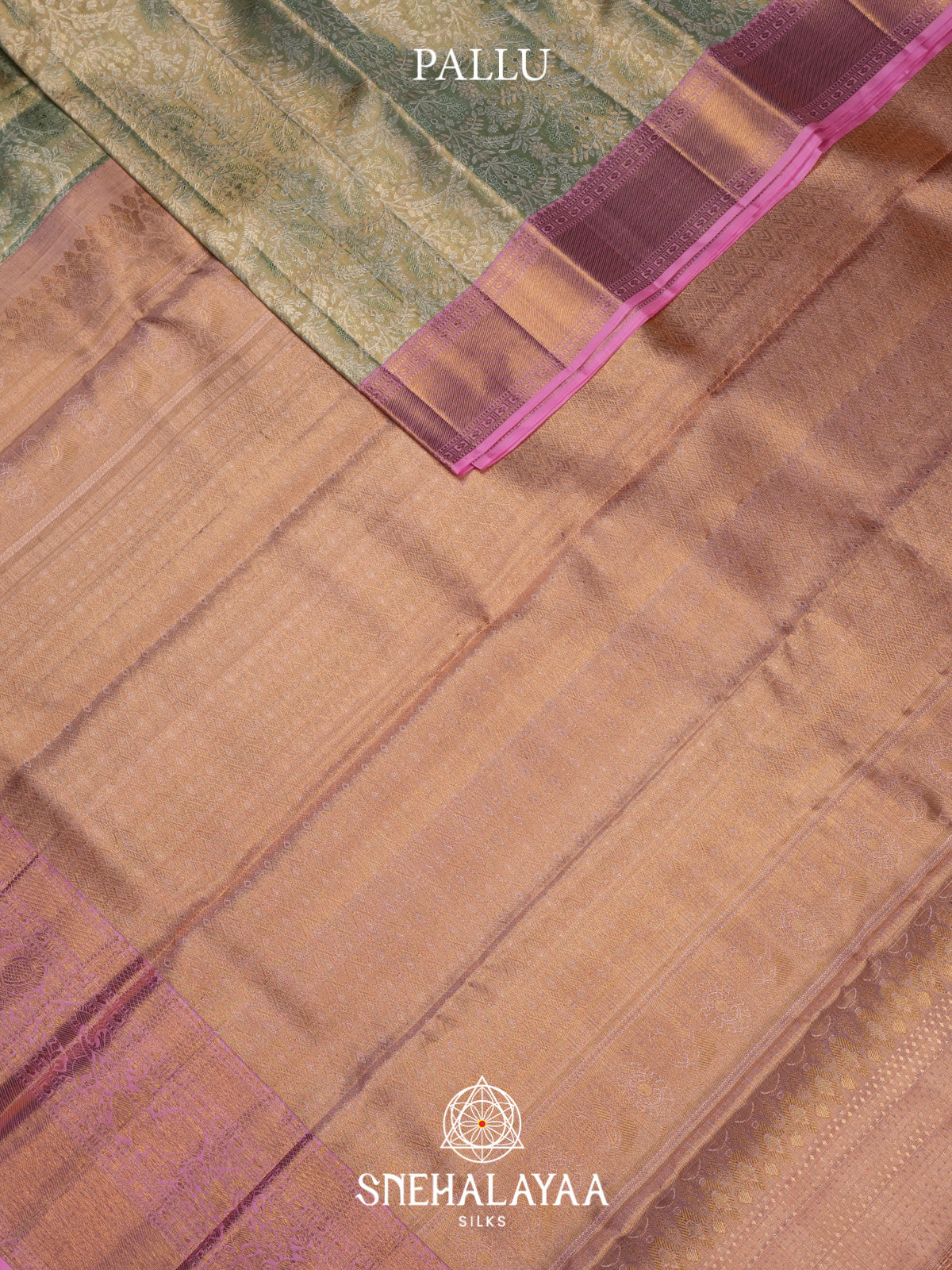 Pale Green Kanjivaram Silk Saree