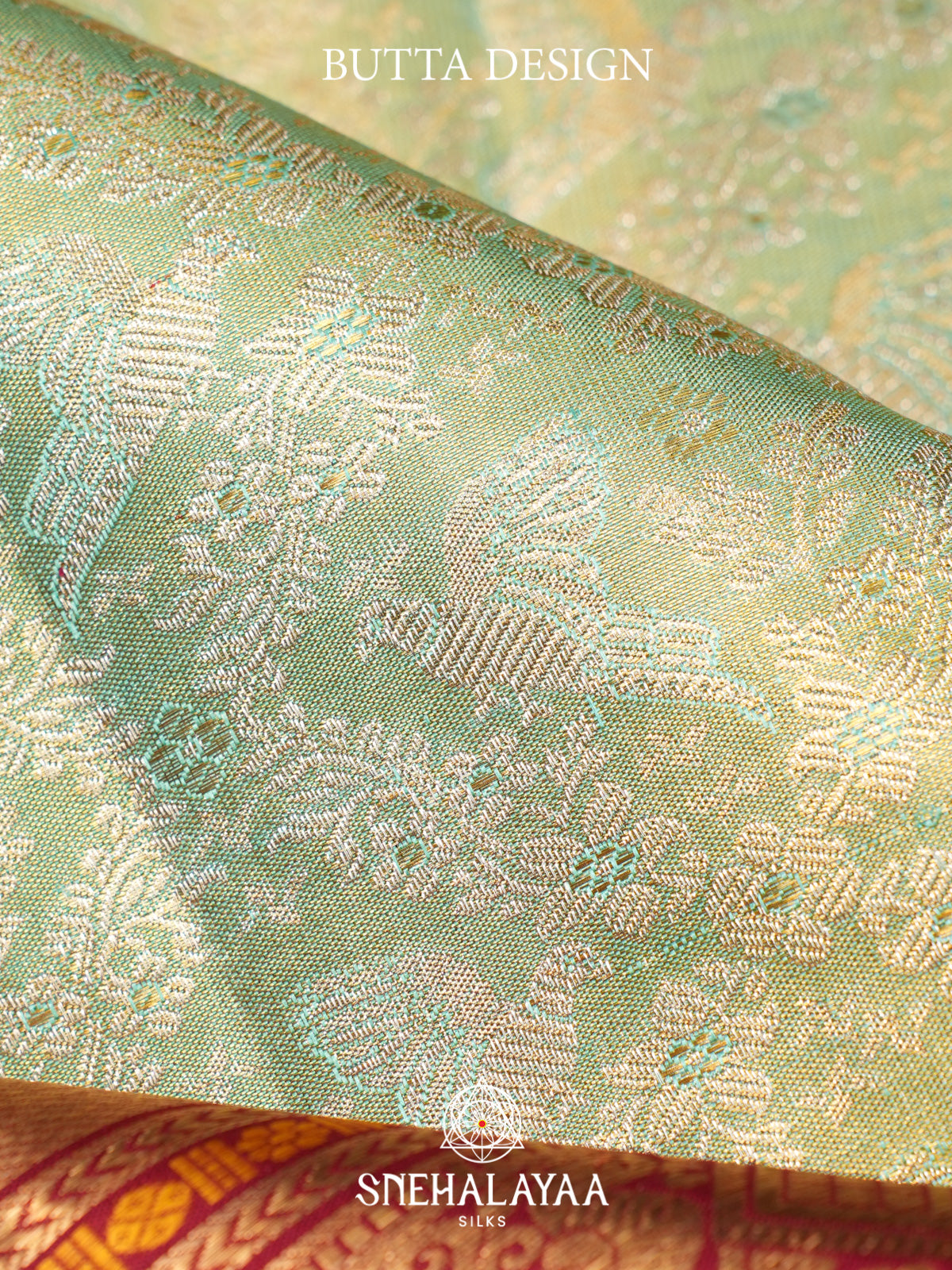 Pista Green Kanjivaram Silk Saree