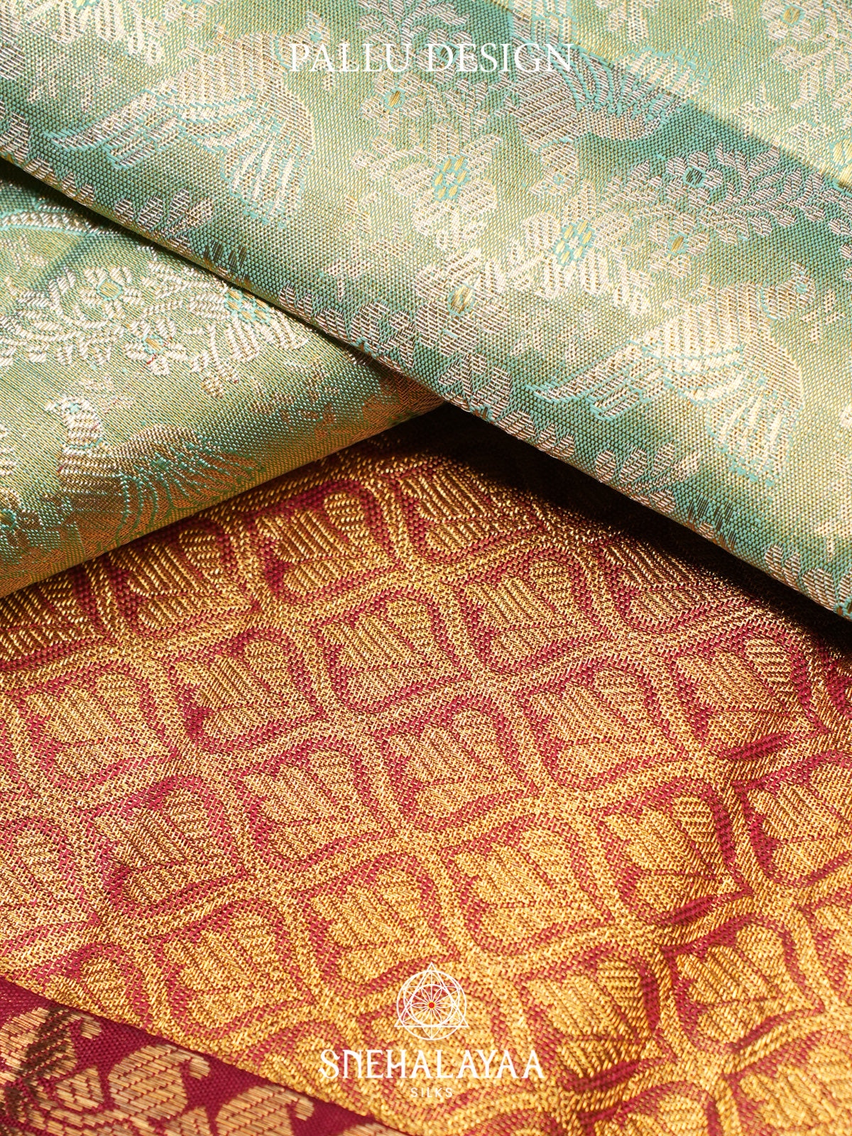 Pista Green Kanjivaram Silk Saree
