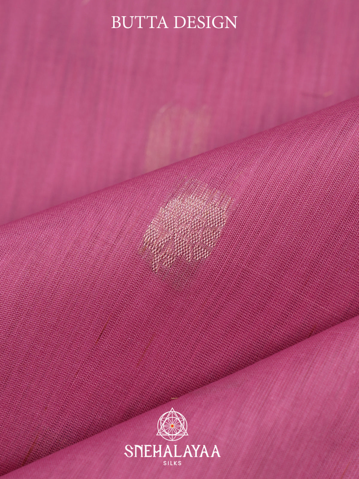 Pink Kora Silk Cotton Saree