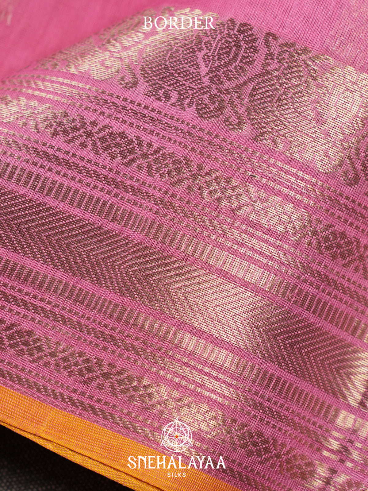 Pink Kora Silk Cotton Saree
