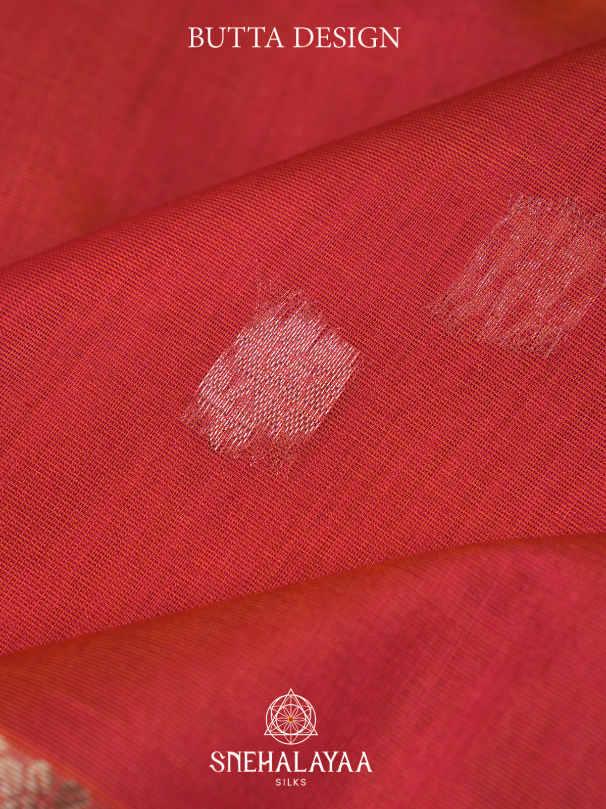 Red Kora Silk Cotton Saree