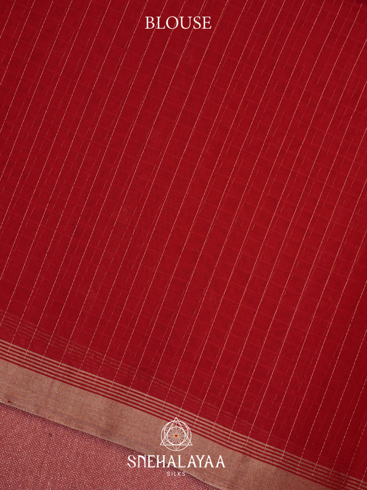 Maroon Kora Silk Cotton Saree