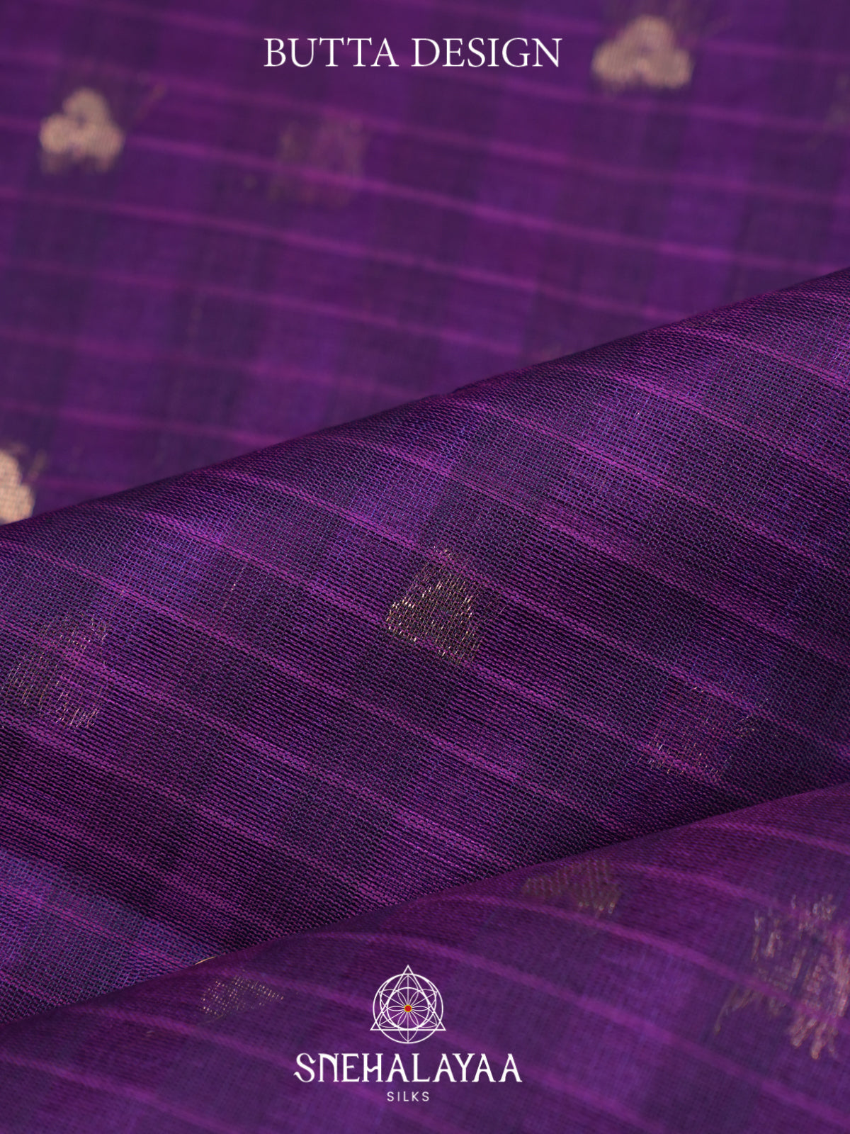 Purple Kora Silk Cotton Saree