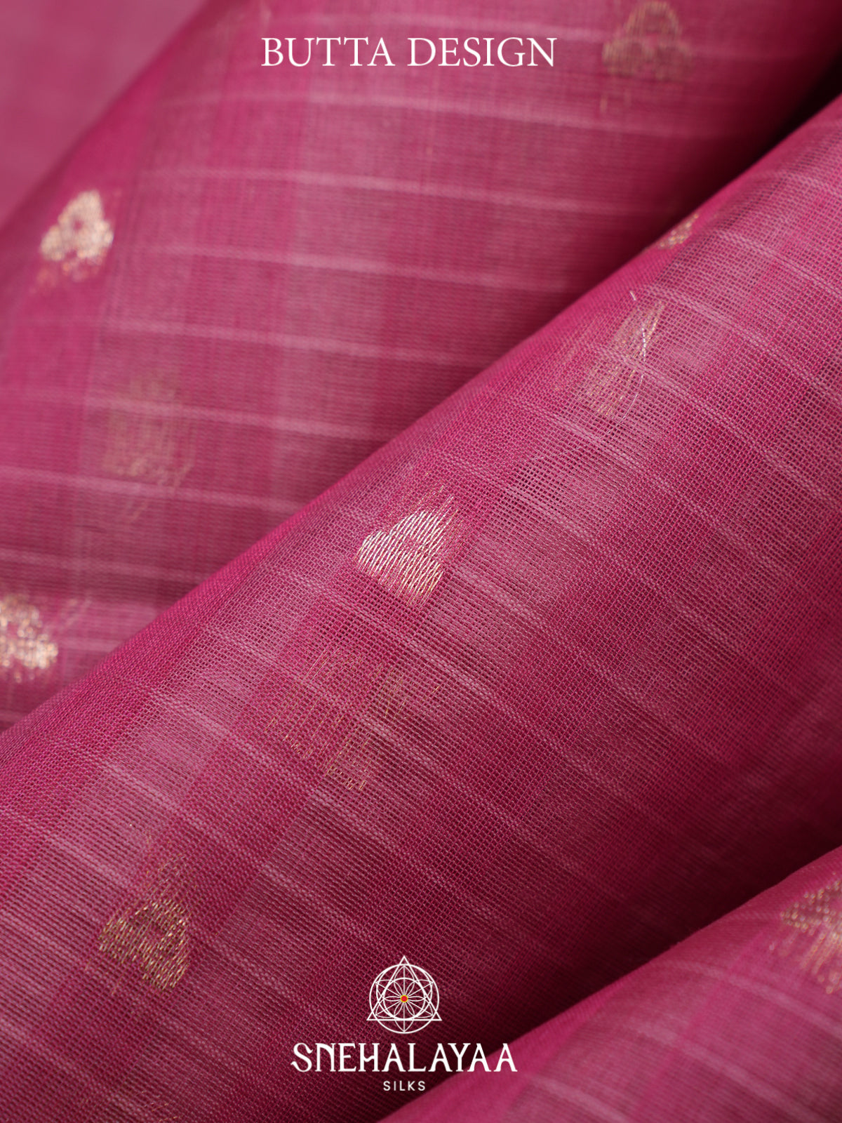 Pink Kora Silk Cotton Saree