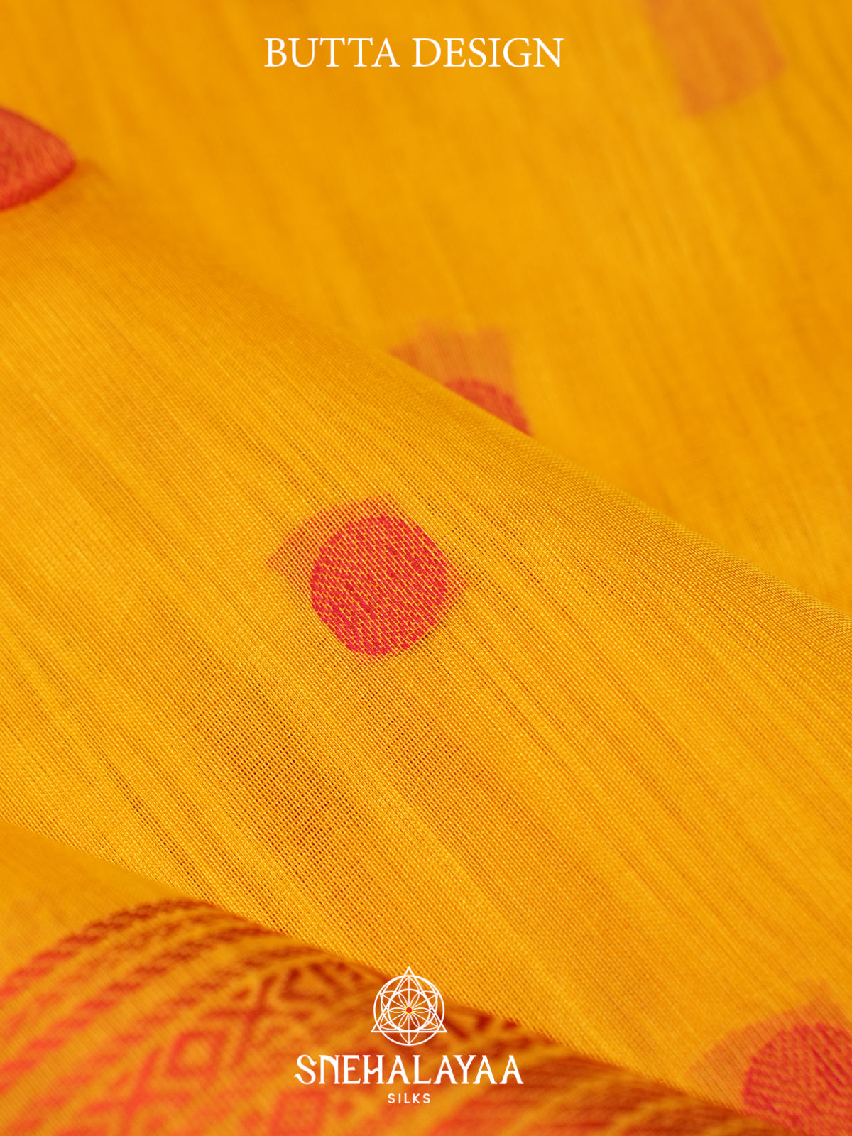 Yellow Kora Silk Cotton Saree