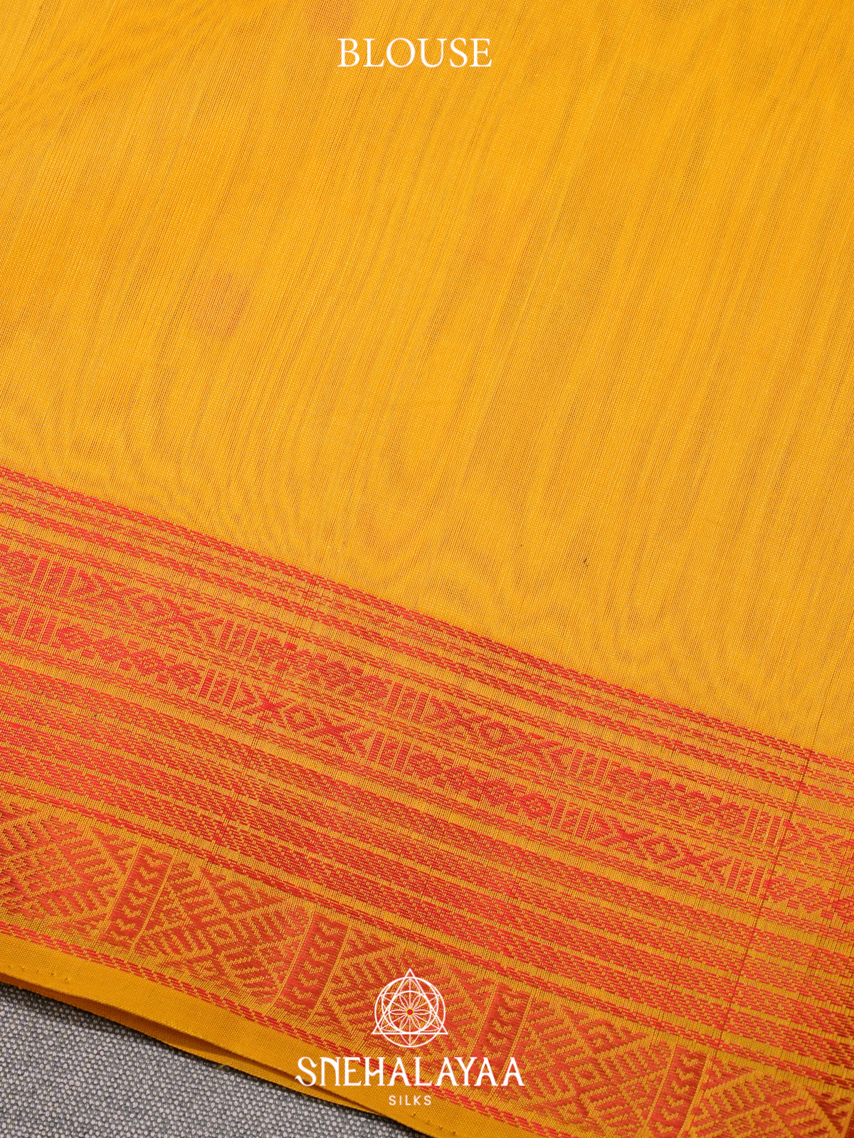 Yellow Kora Silk Cotton Saree