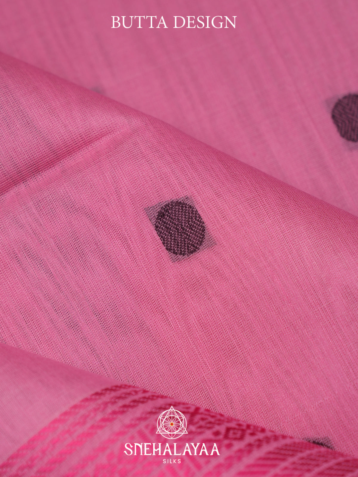 Pink Kora Silk Cotton Saree