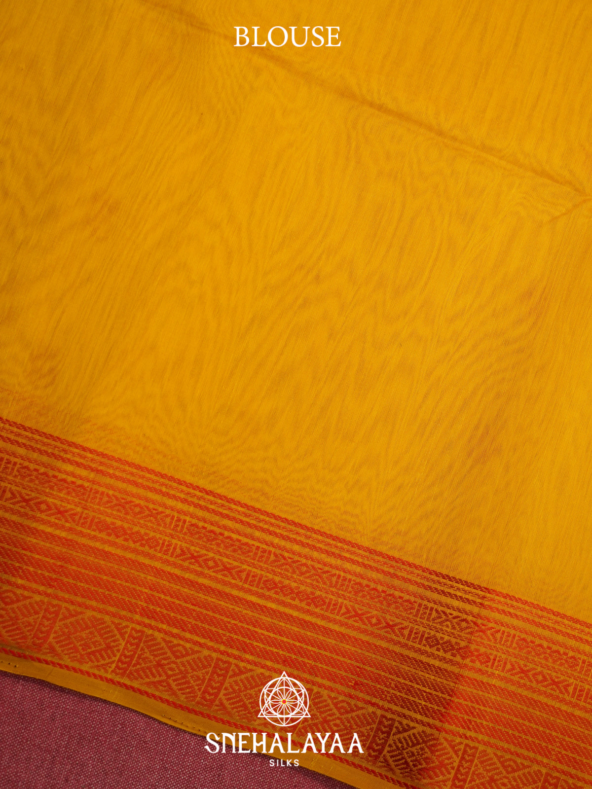 Yellow Kora Silk Cotton Saree