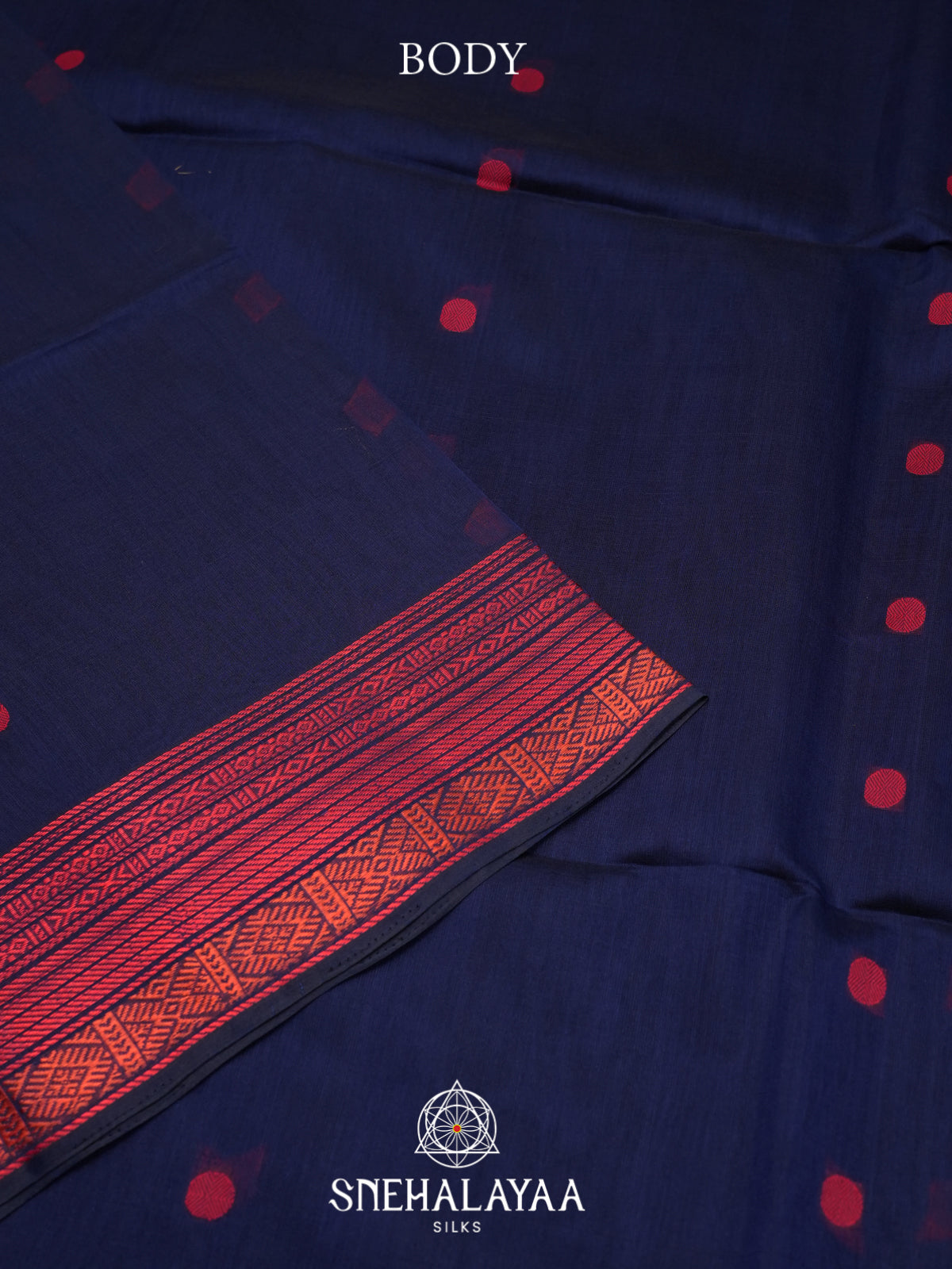 Blue Kora Silk Cotton Saree