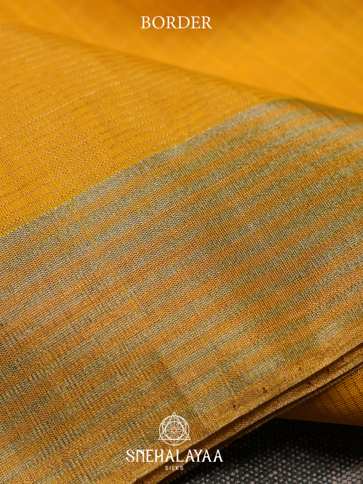 Yellow Kora Silk Cotton Saree
