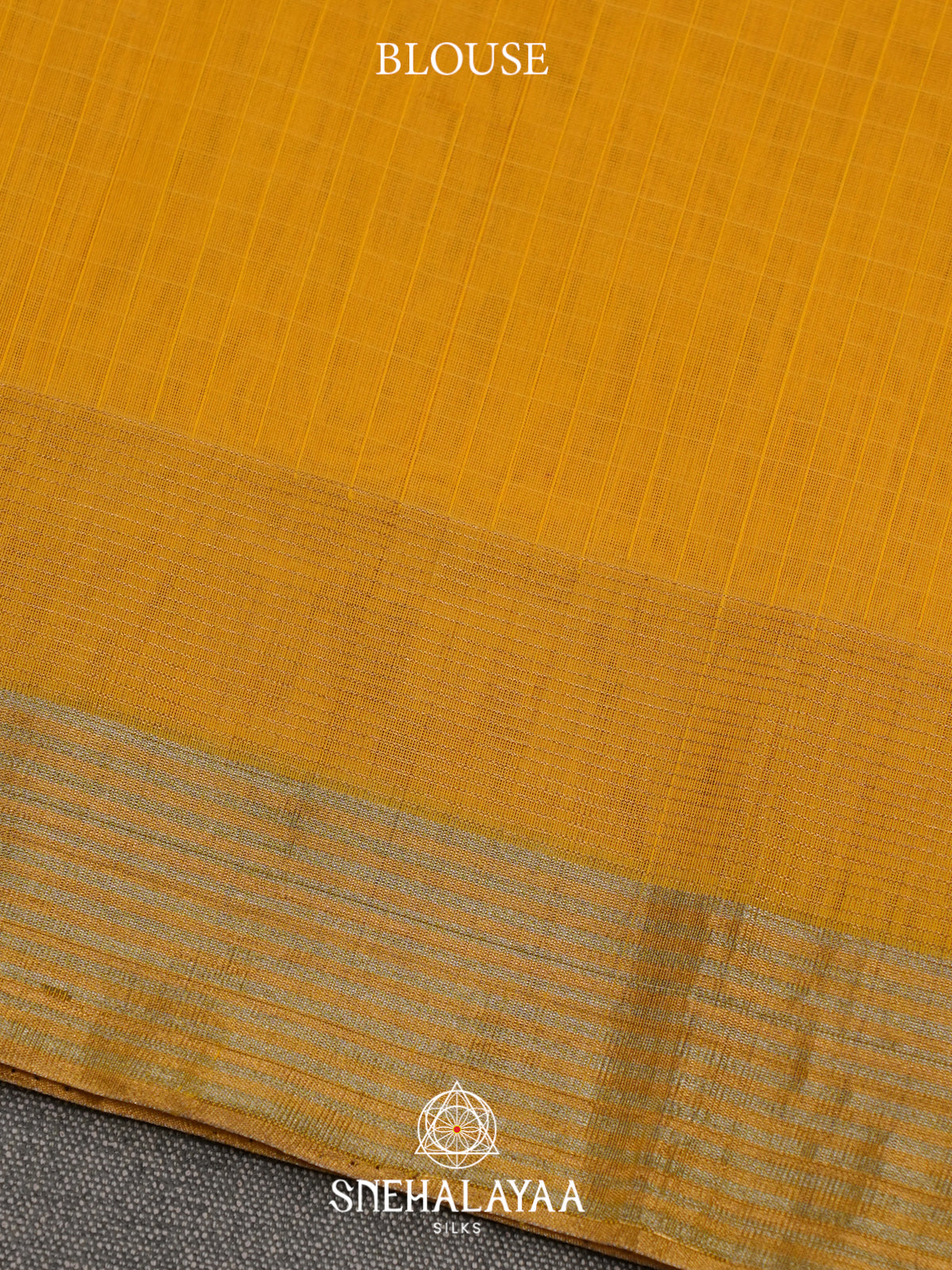 Yellow Kora Silk Cotton Saree