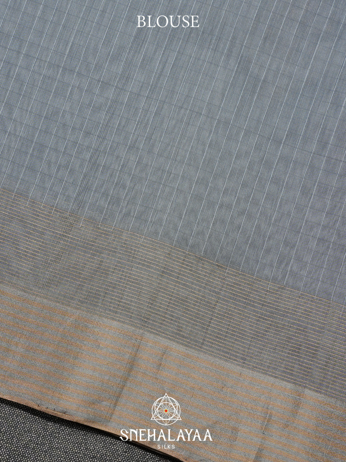 Grey Kora Silk Cotton Saree