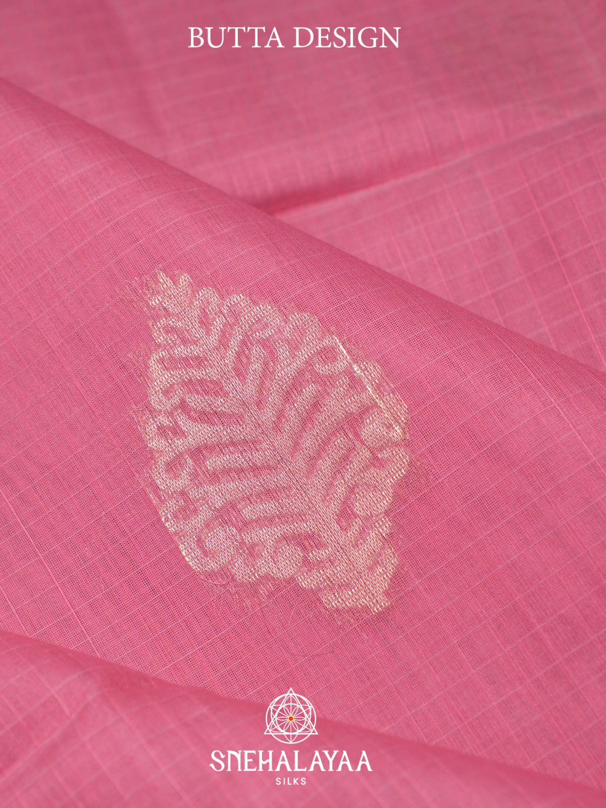 Pink Kora Silk Cotton Saree