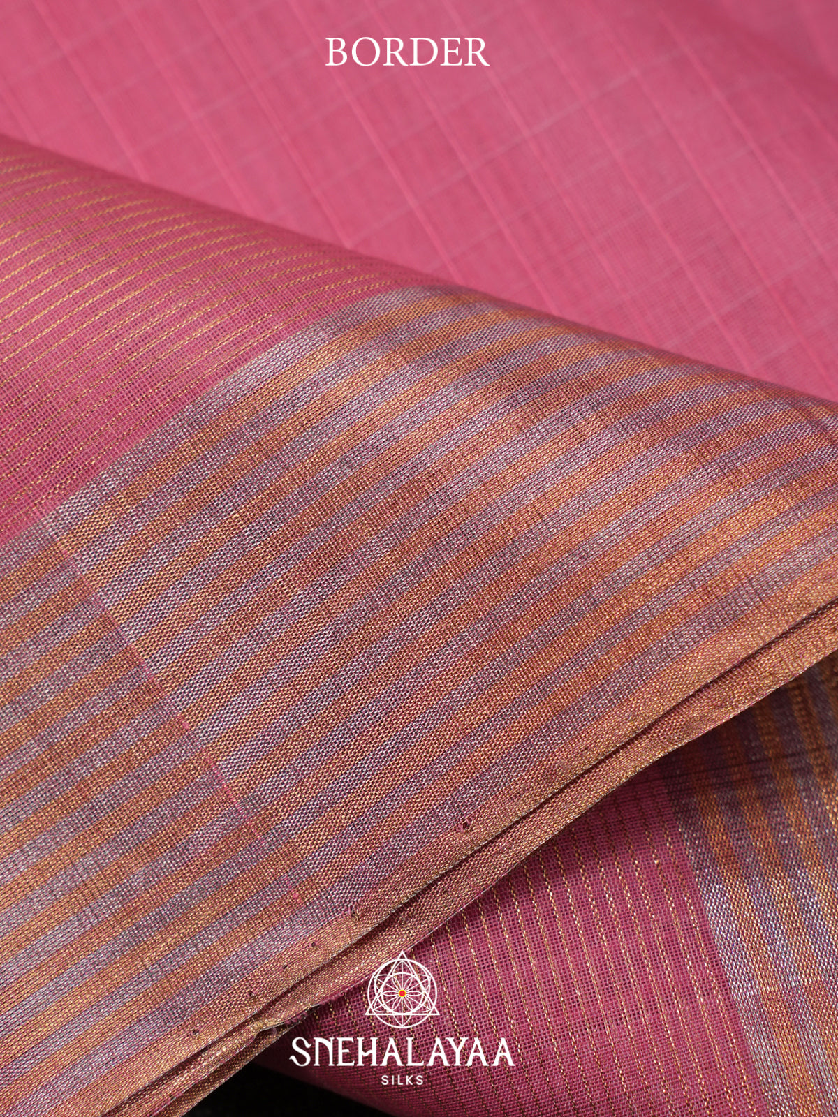 Pink Kora Silk Cotton Saree