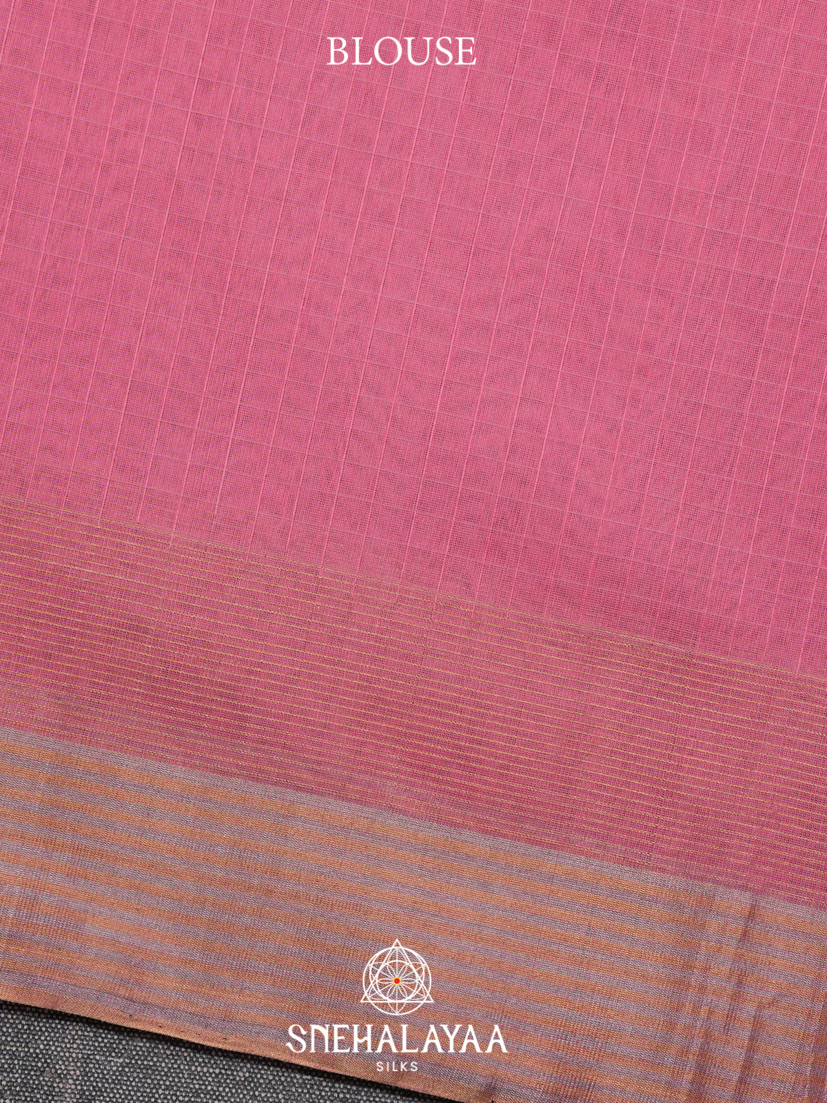Pink Kora Silk Cotton Saree