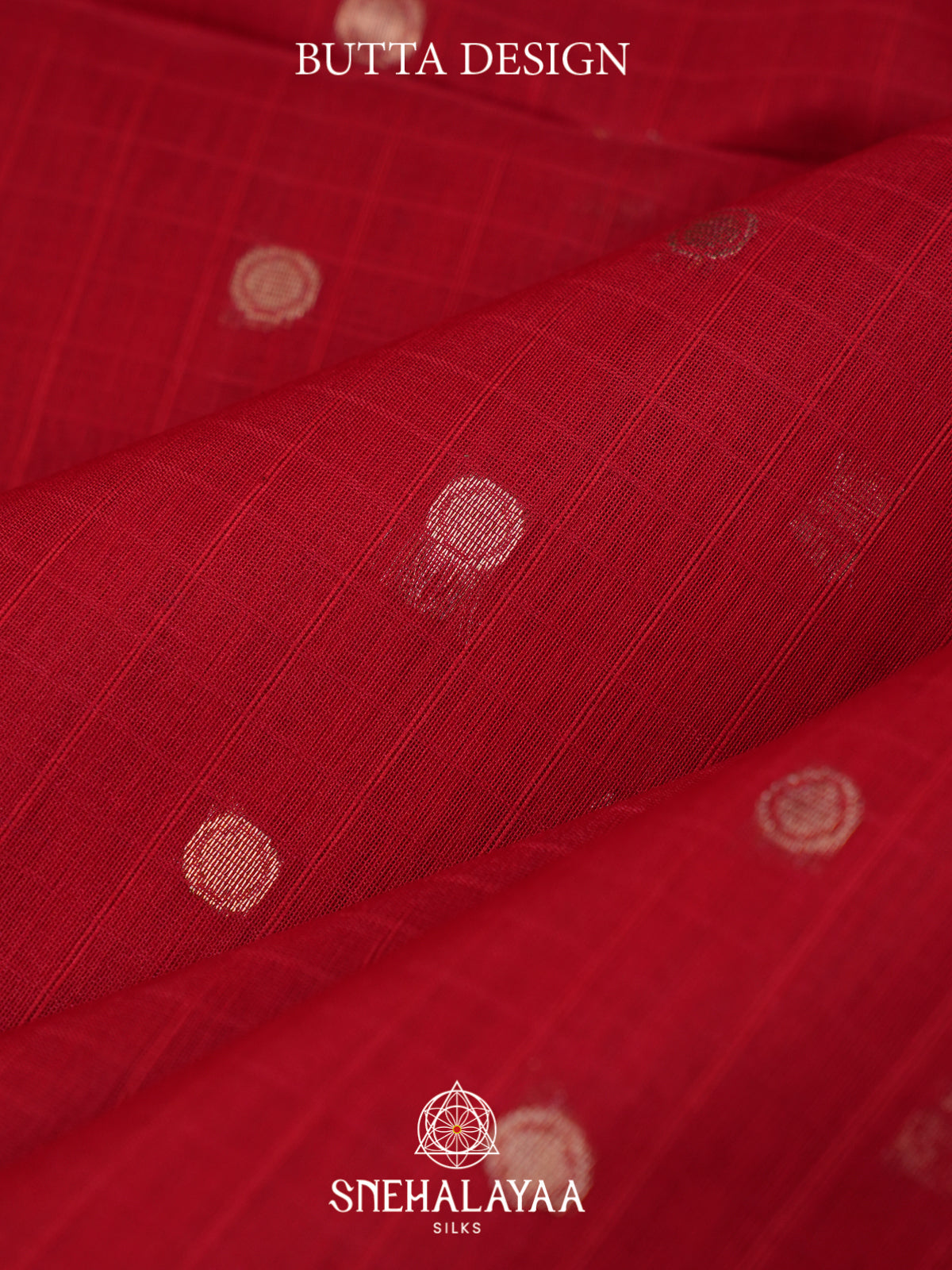 Red Kora Silk Cotton Saree